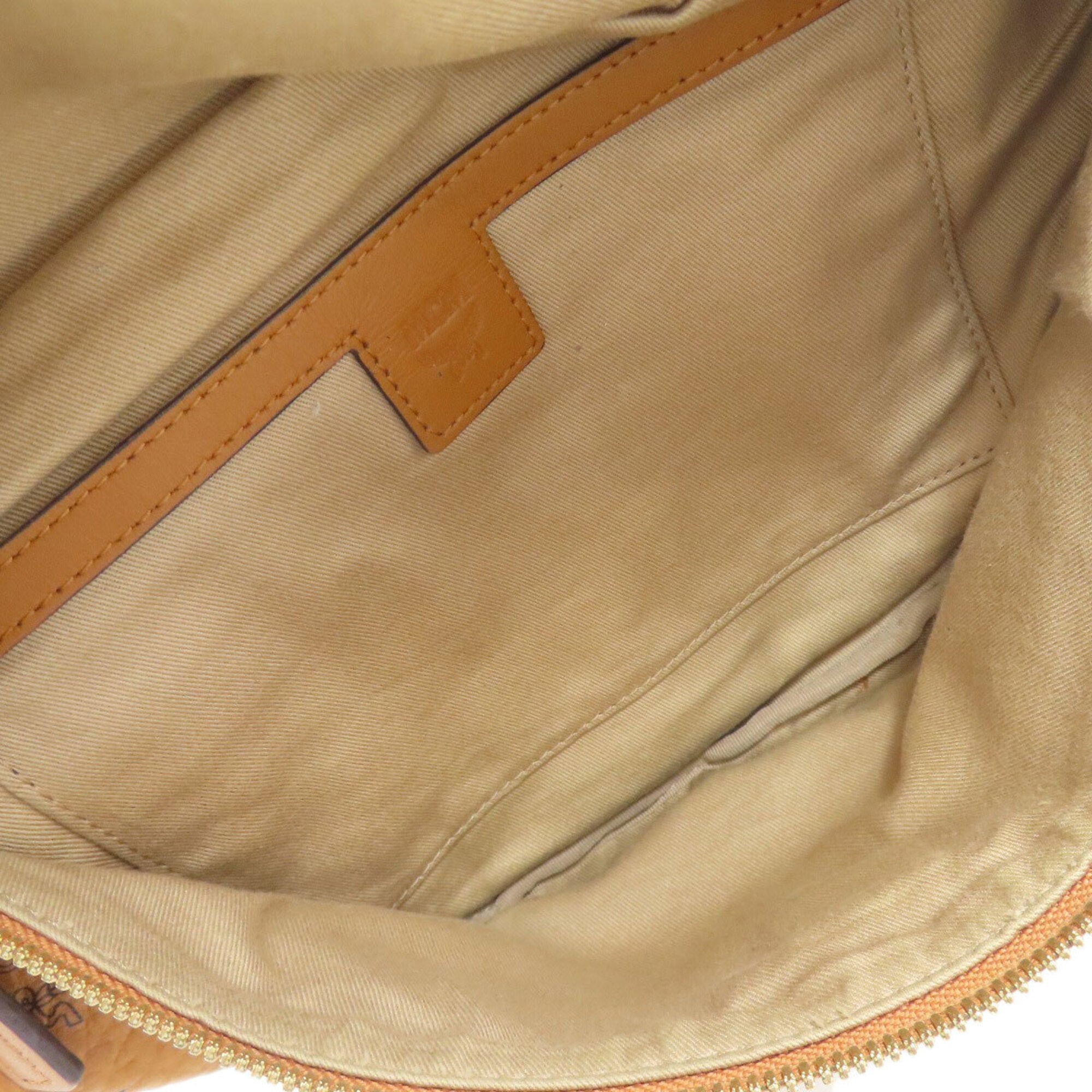 Mcm Brown Pvc Fanny Pack (Pre-Owned)