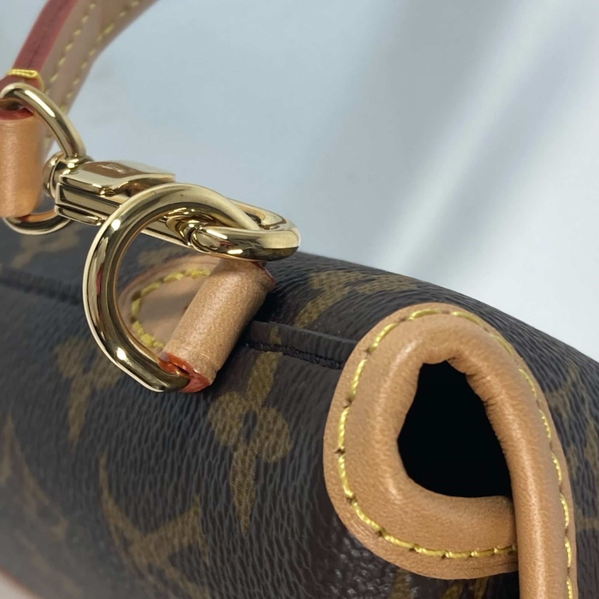 Louis Vuitton Brown Monogram Pochette Shoulder Bag (Pre-Owned)