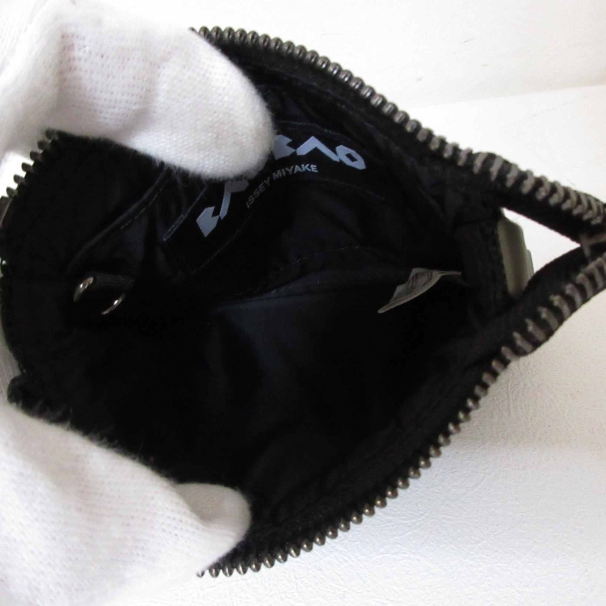 Issey Miyake Gray Coin Purse/Coin Case (Pre-Owned)