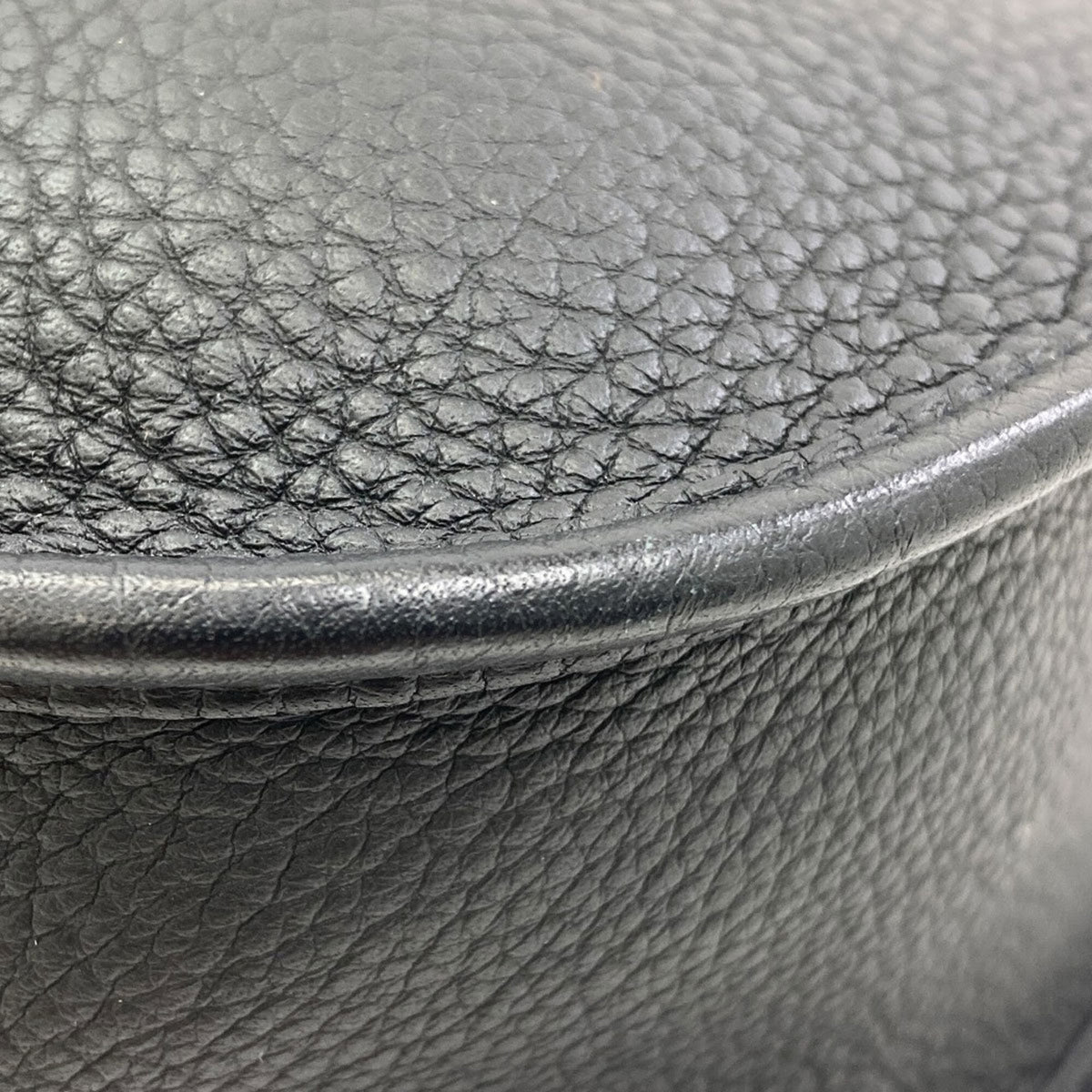 Hermes Black Togo Leather Shoulder Bag (Pre-Owned)