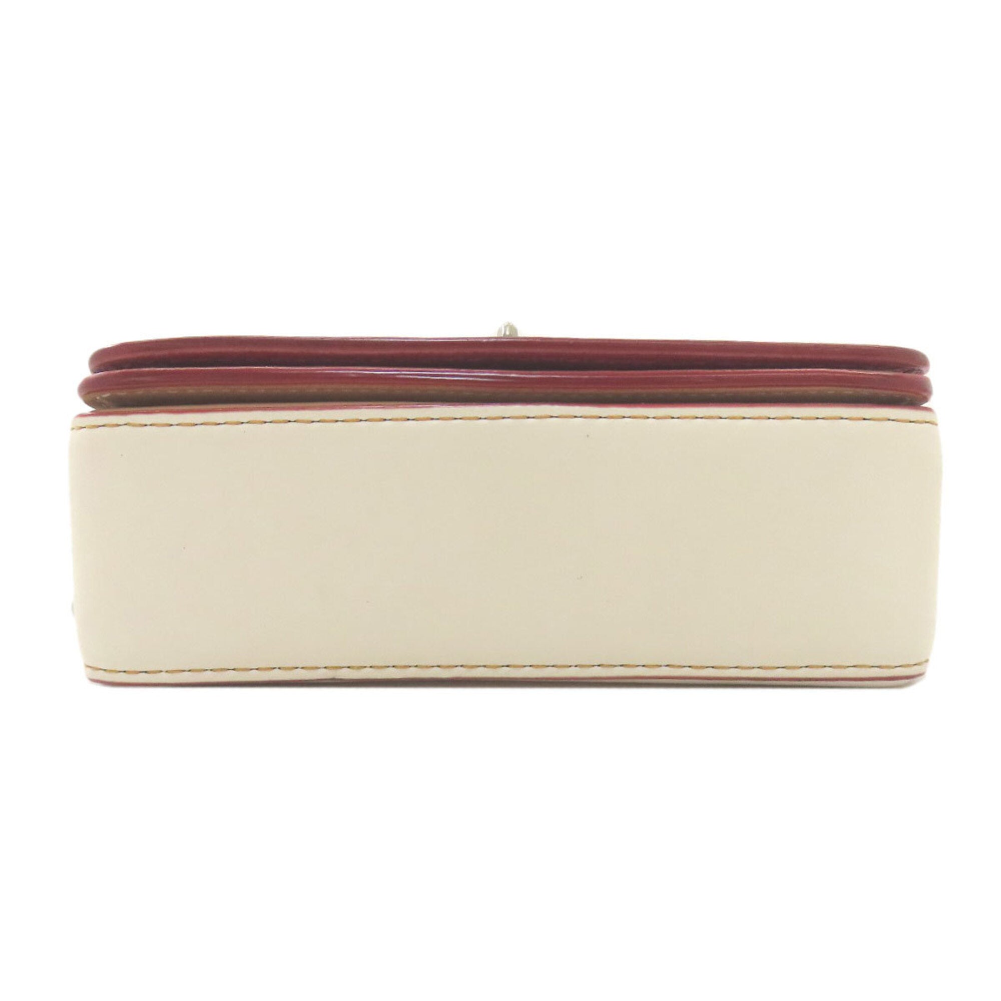 Coach White Leather Shoulder Bag (Pre-Owned)