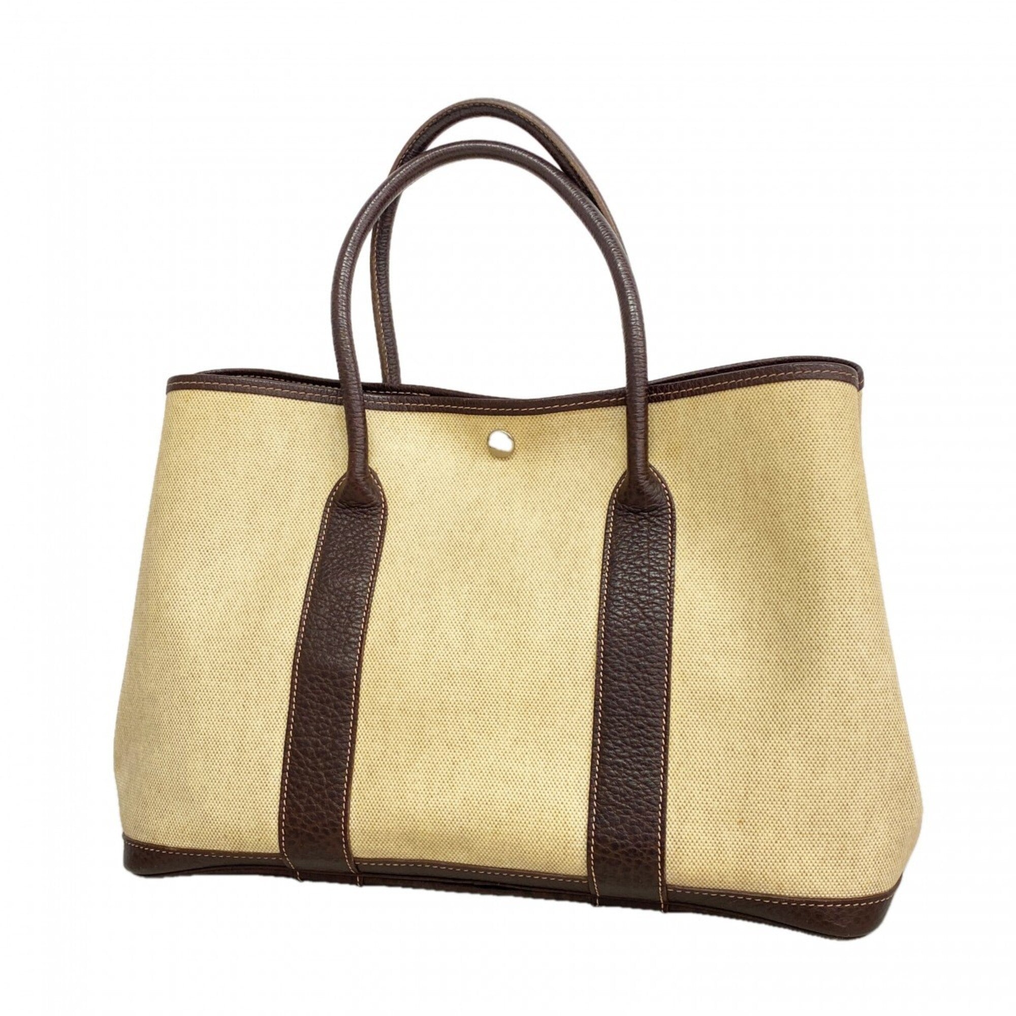 Hermes Brown Toile H Tote Bag (Pre-Owned)