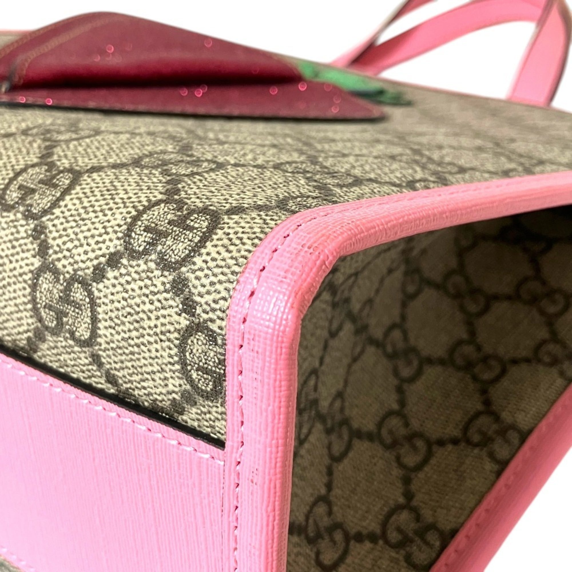 Gucci Beige Gg Supreme Handbag Tote Bag (Pre-Owned)
