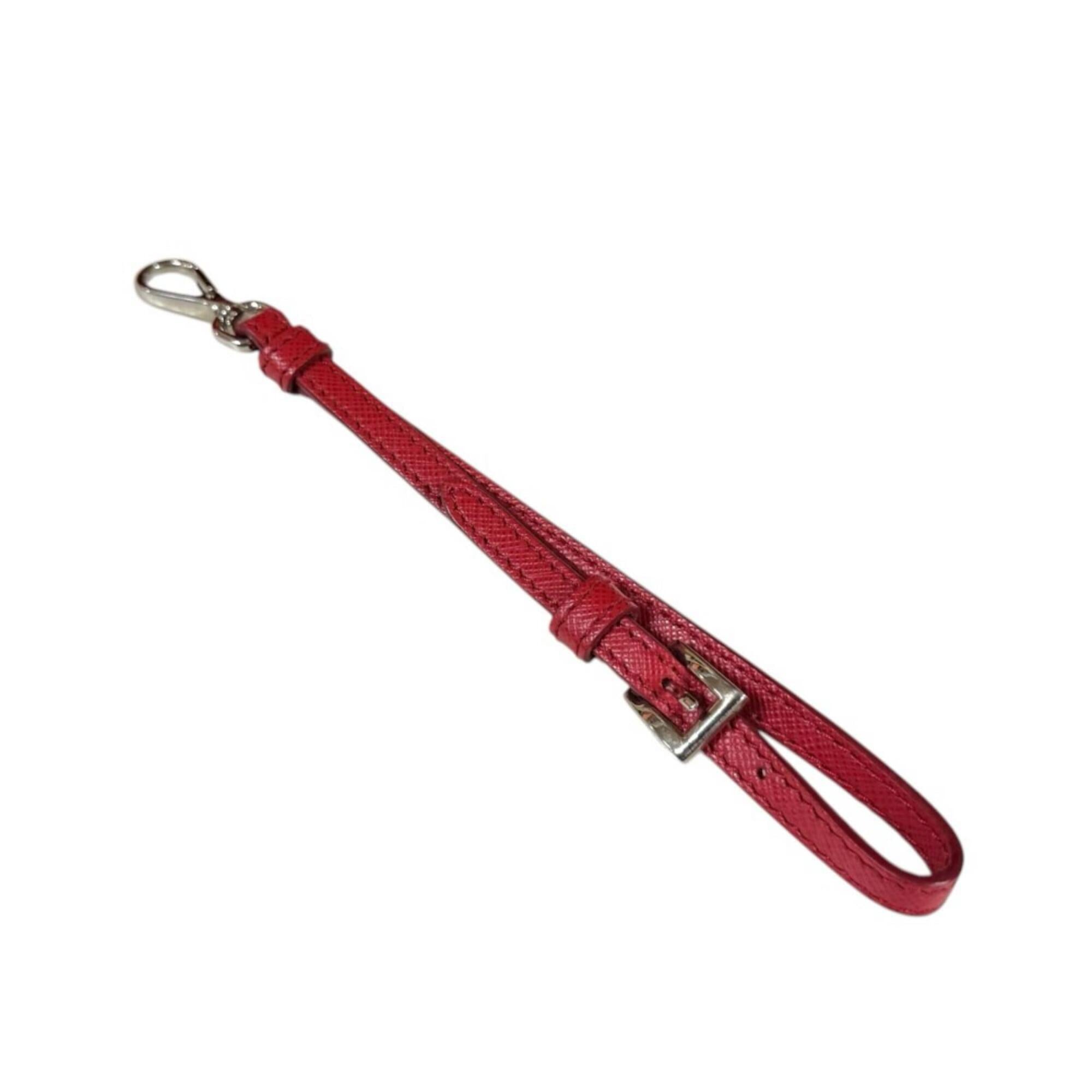 Prada Red Color Nylon Handbag (Pre-Owned)