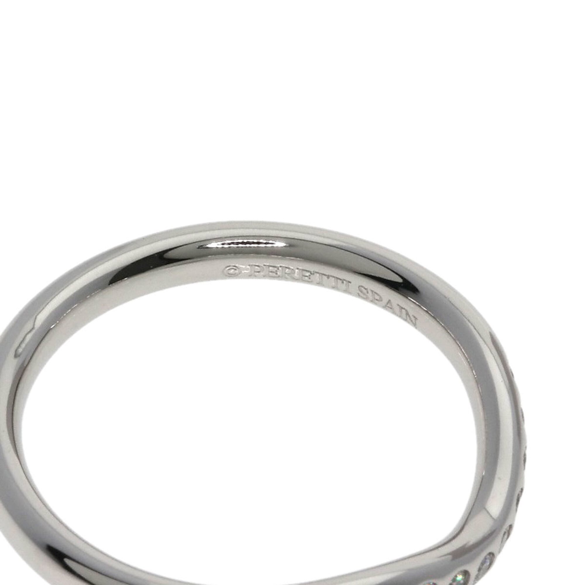 Tiffany Silver Platinum 950 Band Ring (Pre-Owned)