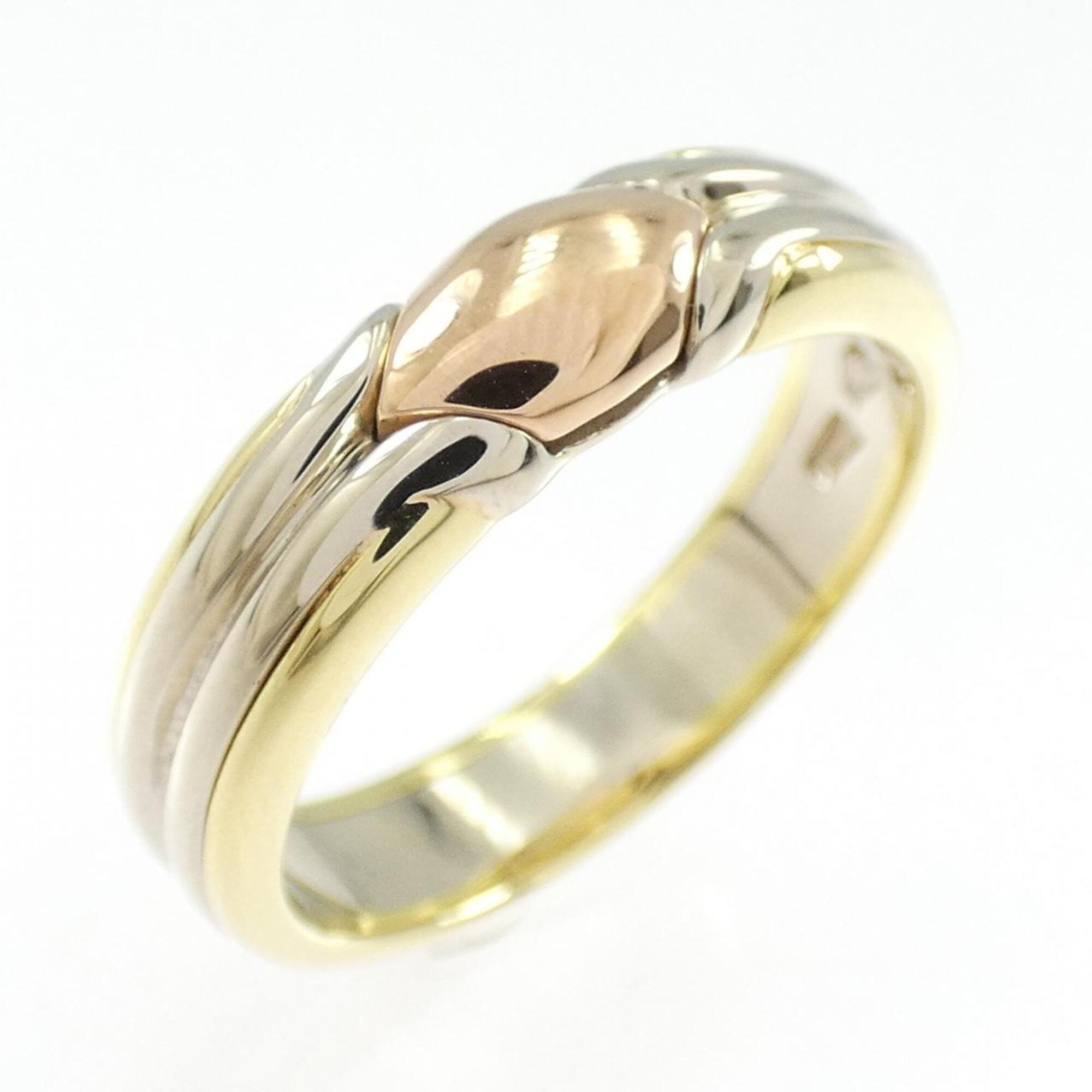 Bvlgari Yellow Gold (18K) Pink Gold (18K) White Gold (18K) Band Ring (Pre-Owned)