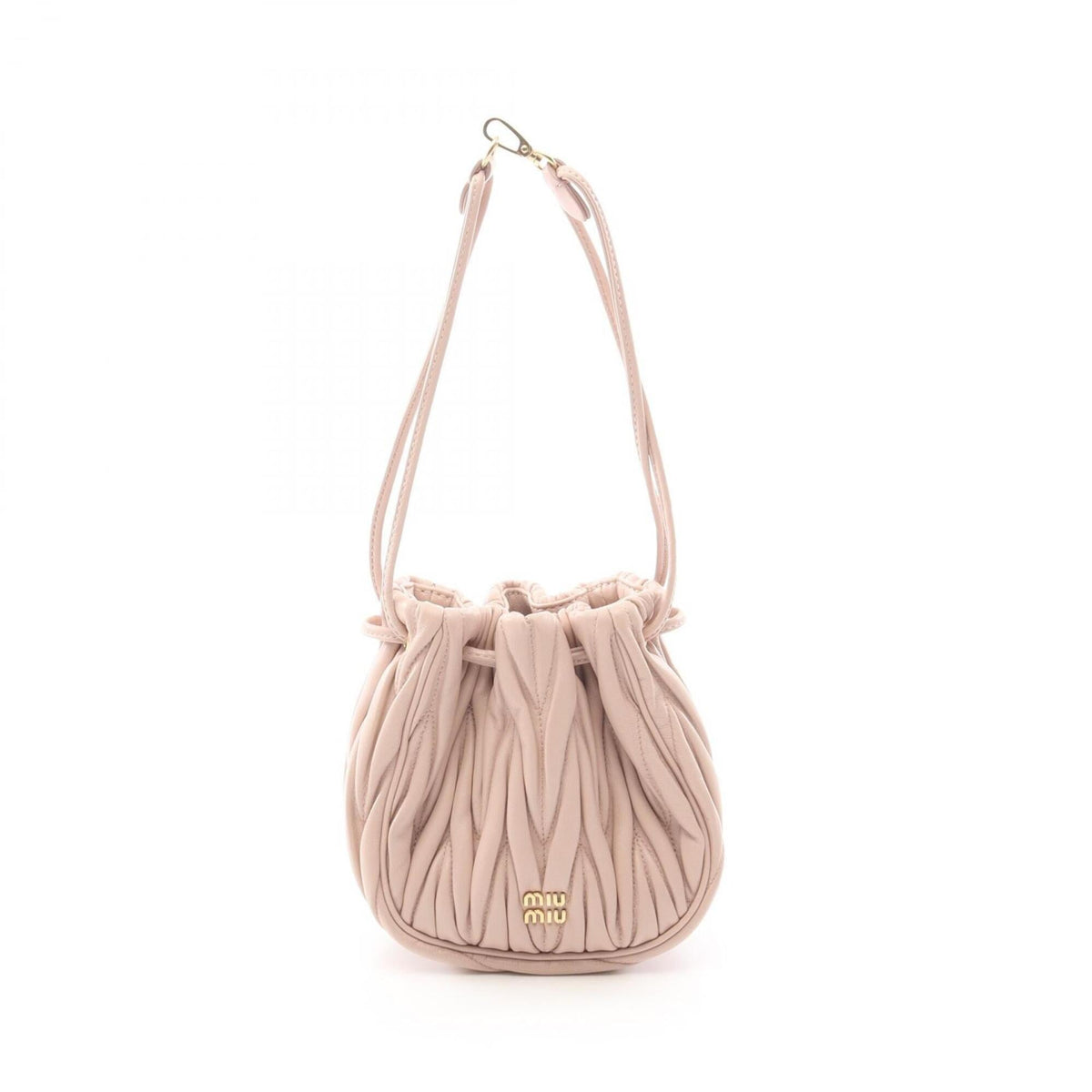 Miu Miu Pink Leather Handbag Pouch (Pre-Owned)