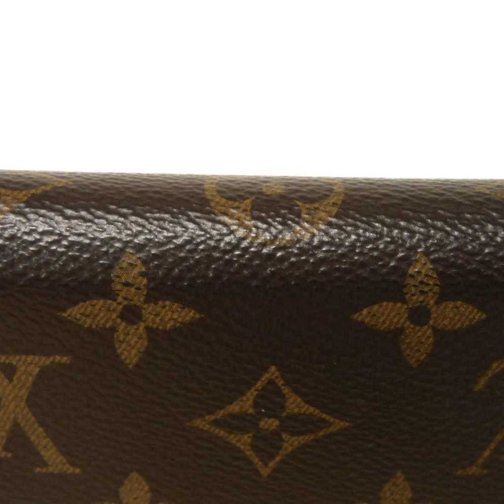 Louis Vuitton Brown Monogram Pink Rose Ballerine Monogram Canvas Leather Long Wallet (Bi-Fold) (Pre-Owned)