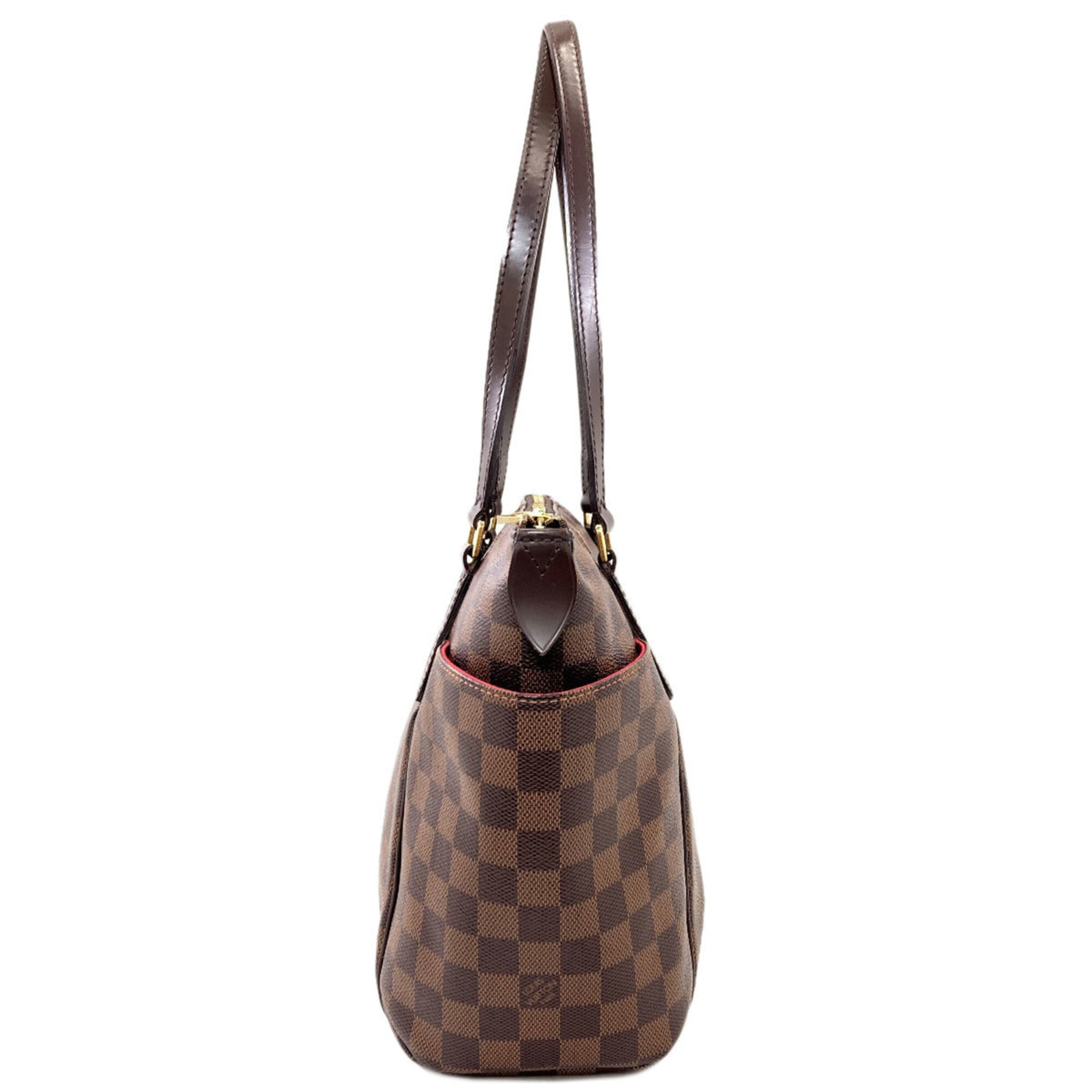 Louis Vuitton Damier Canvas Ebene Damier Canvas Tote Bag (Pre-Owned)