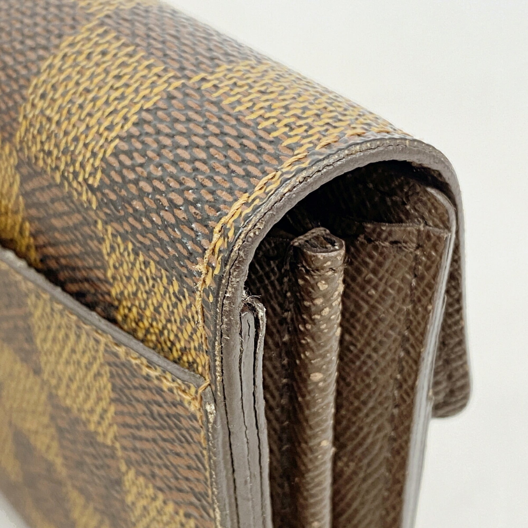Louis Vuitton Ebene Long Wallet (Bi-Fold) (Pre-Owned)