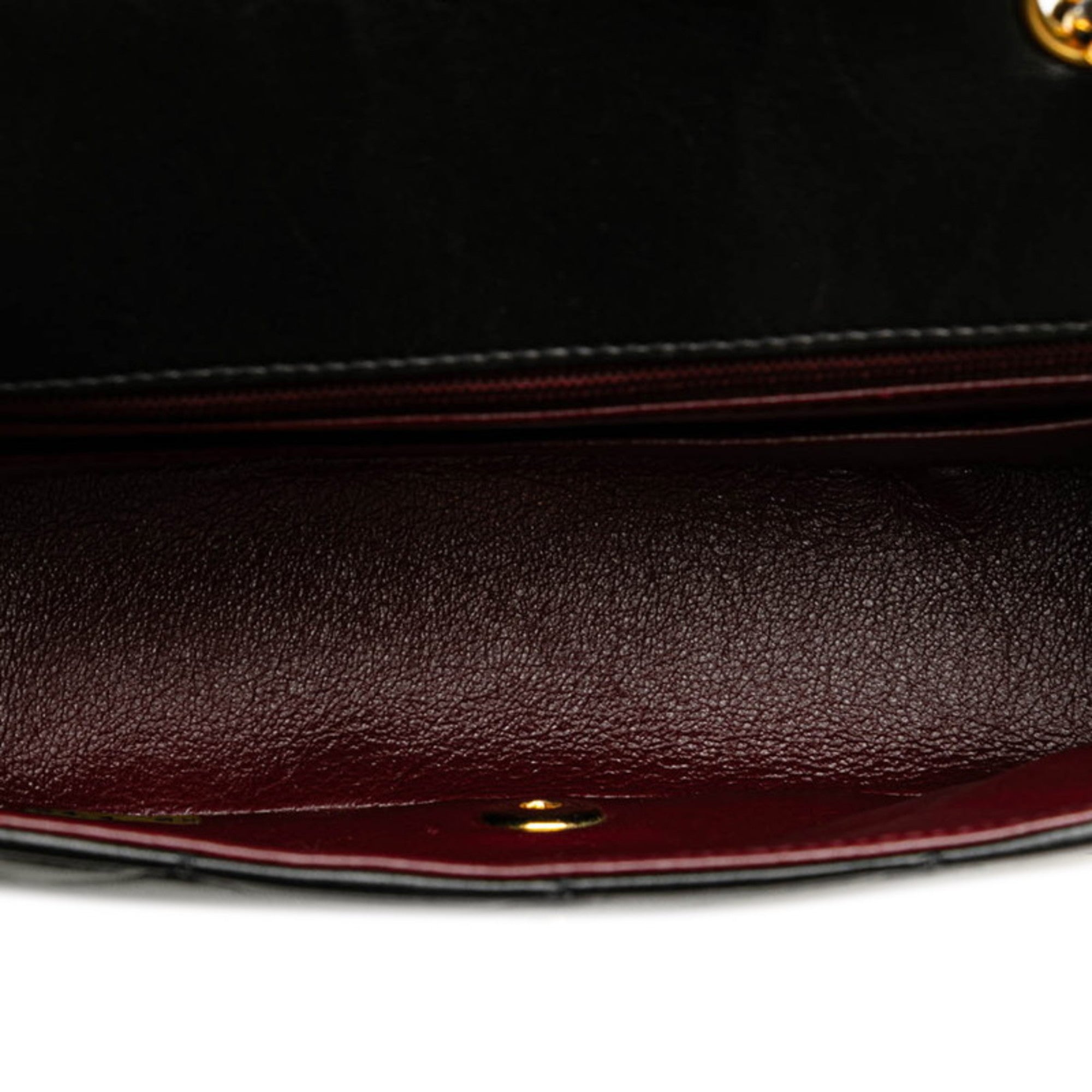 Chanel Black Leather Shoulder Bag (Pre-Owned)