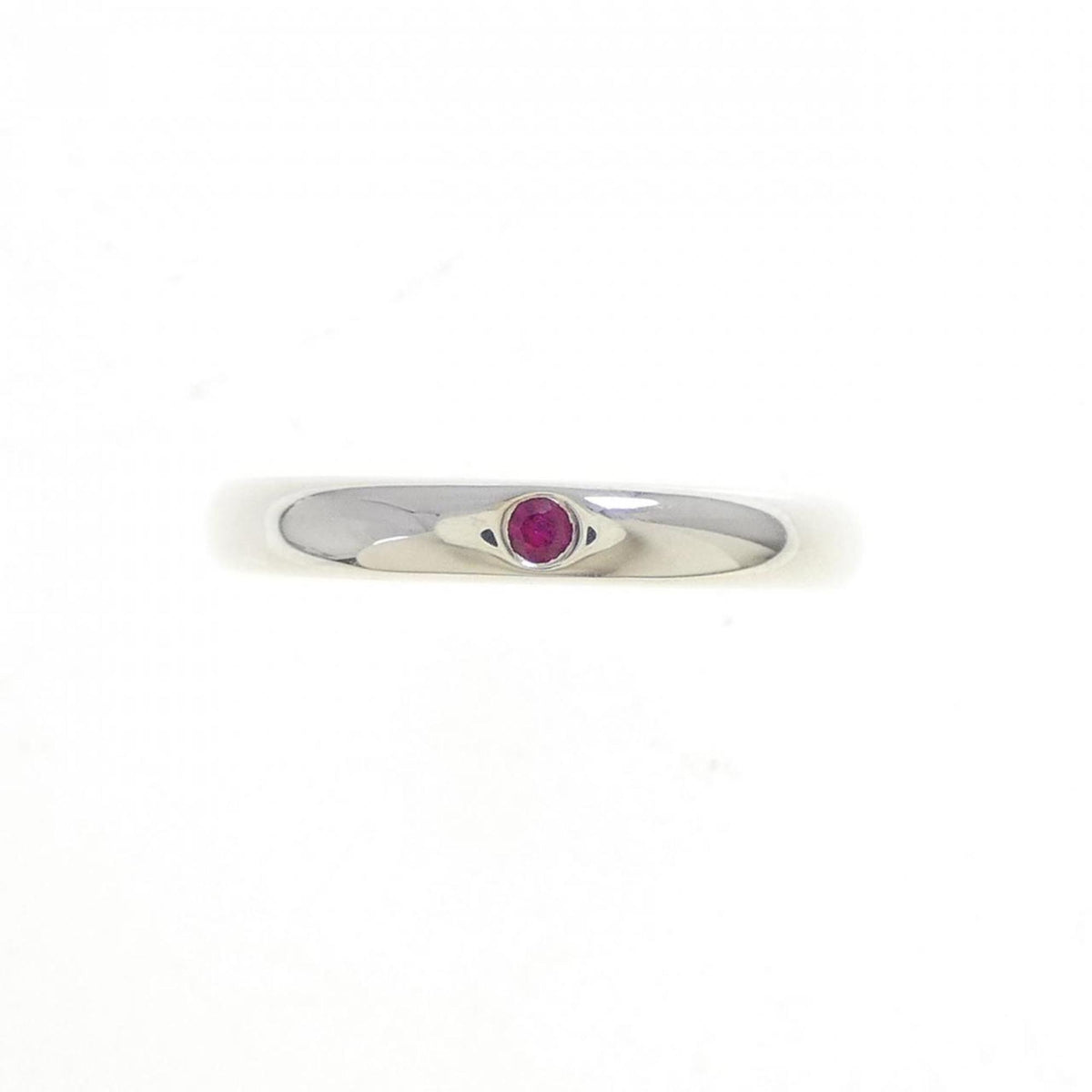 Tiffany Silver Silver 925 Band Ring (Pre-Owned)