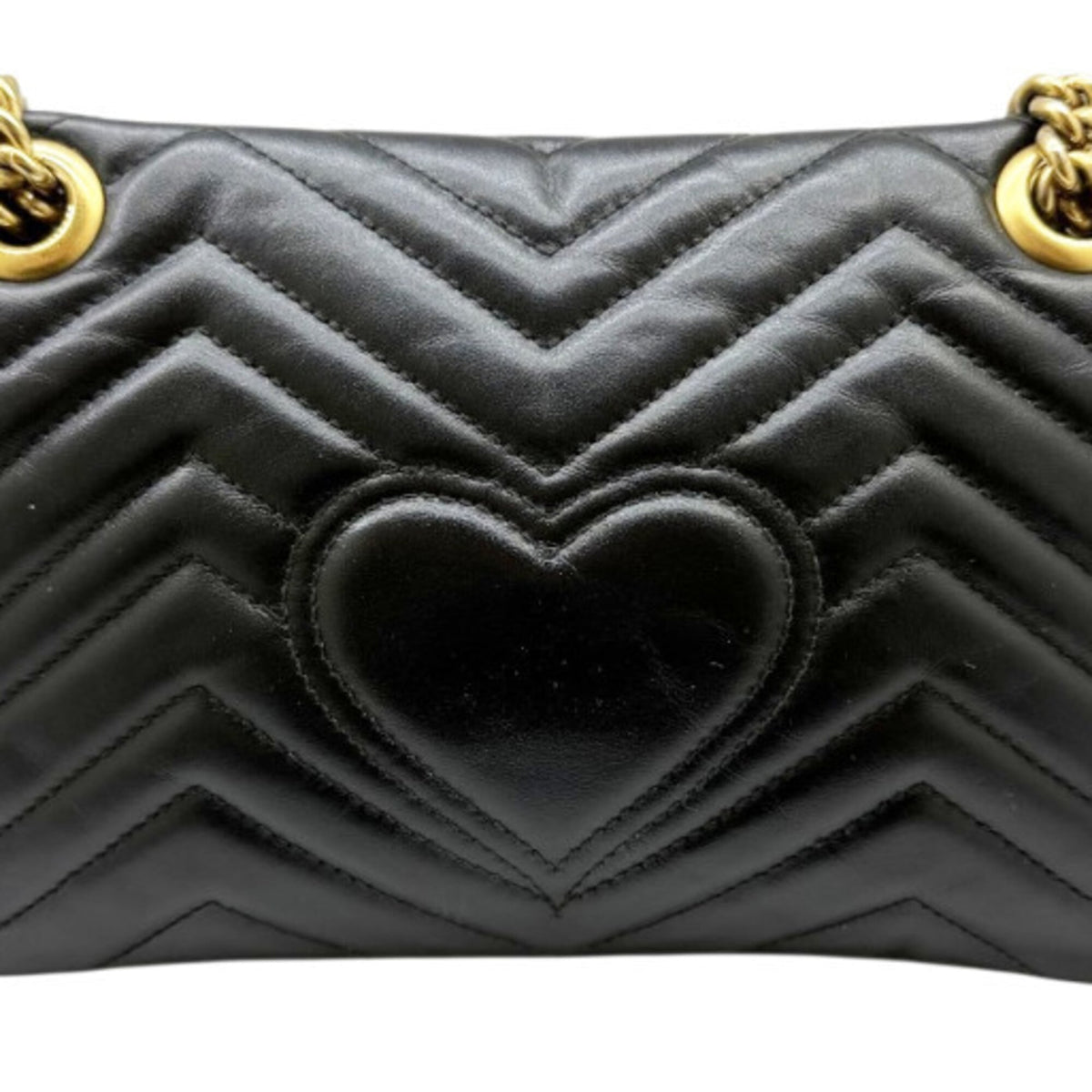 Gucci Black Leather Shoulder Bag (Pre-Owned)