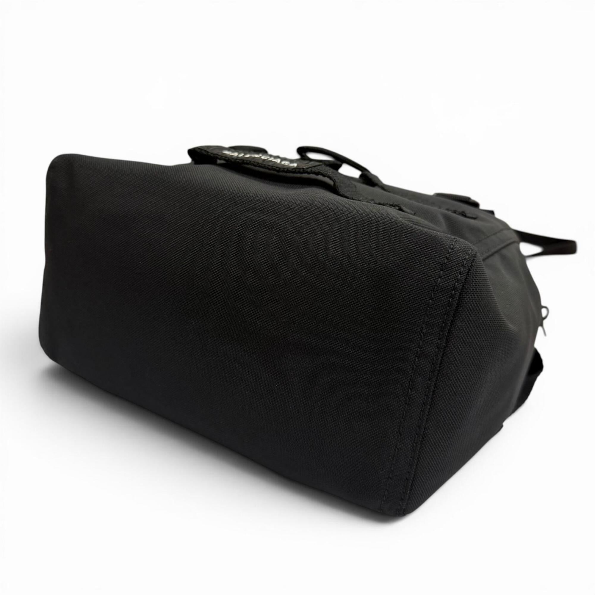 Balenciaga Black Nylon Tote Bag (Pre-Owned)