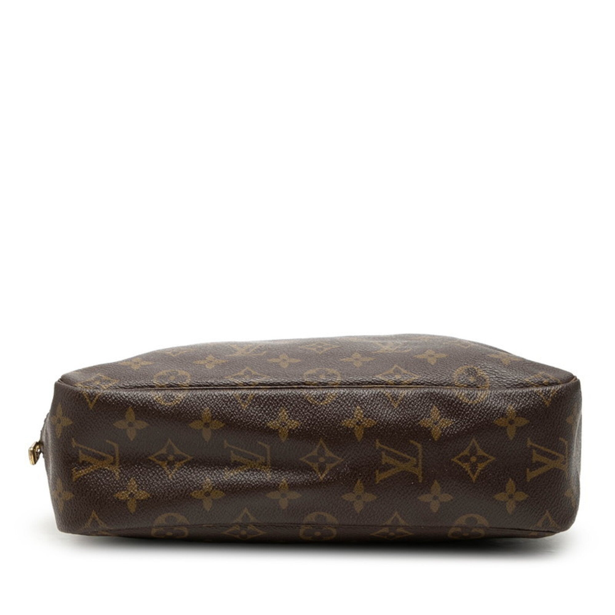 Louis Vuitton Brown Pvc Leather Clutch Bag (Pre-Owned)