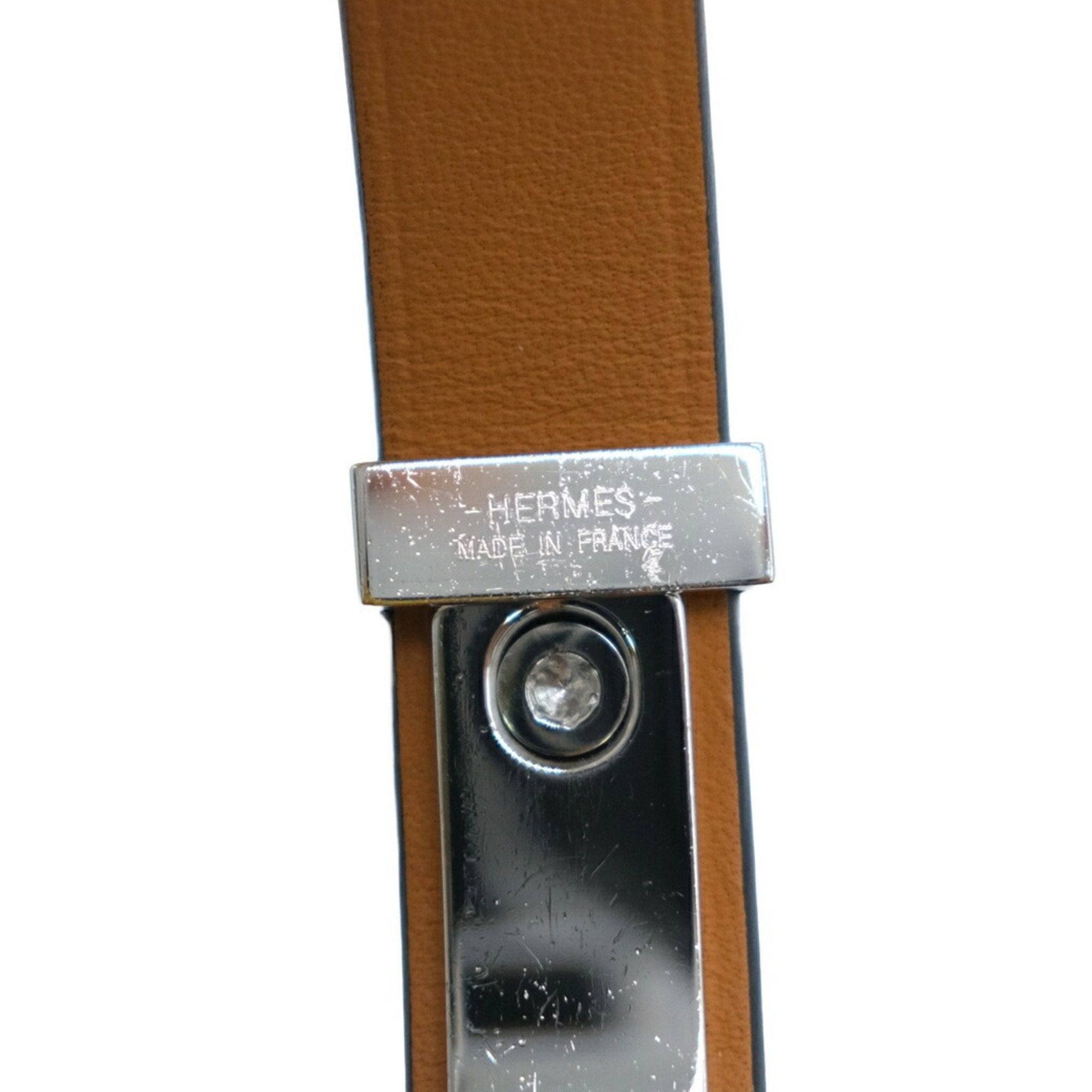 Hermes Black Leather Charm Bracelet (Pre-Owned)