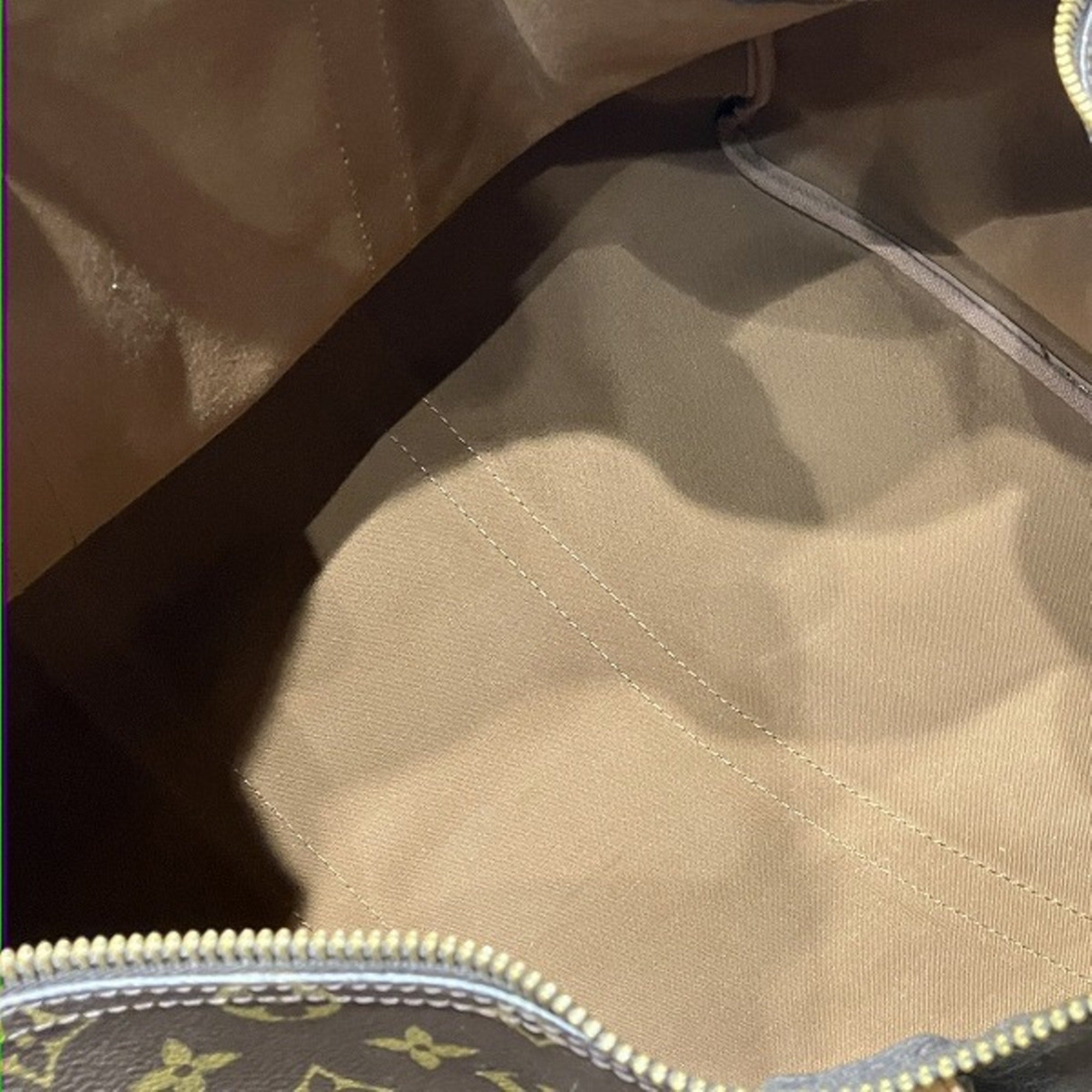 Louis Vuitton Brown Monogram Boston Bag Handbag (Pre-Owned)