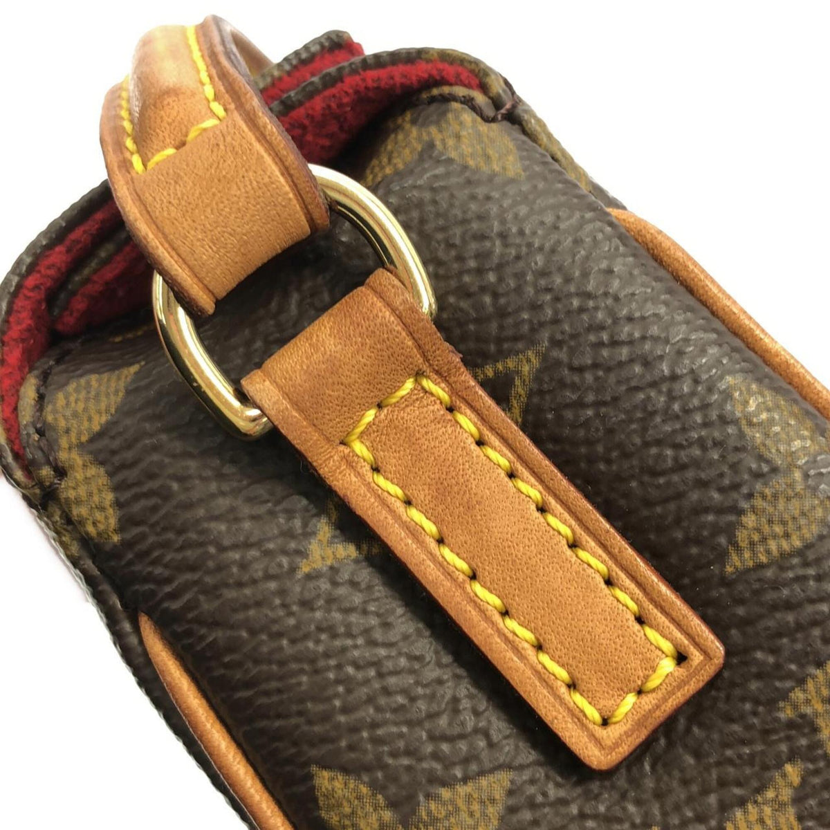 Louis Vuitton Marron Monogram Coated Canvas Handbag (Pre-Owned)