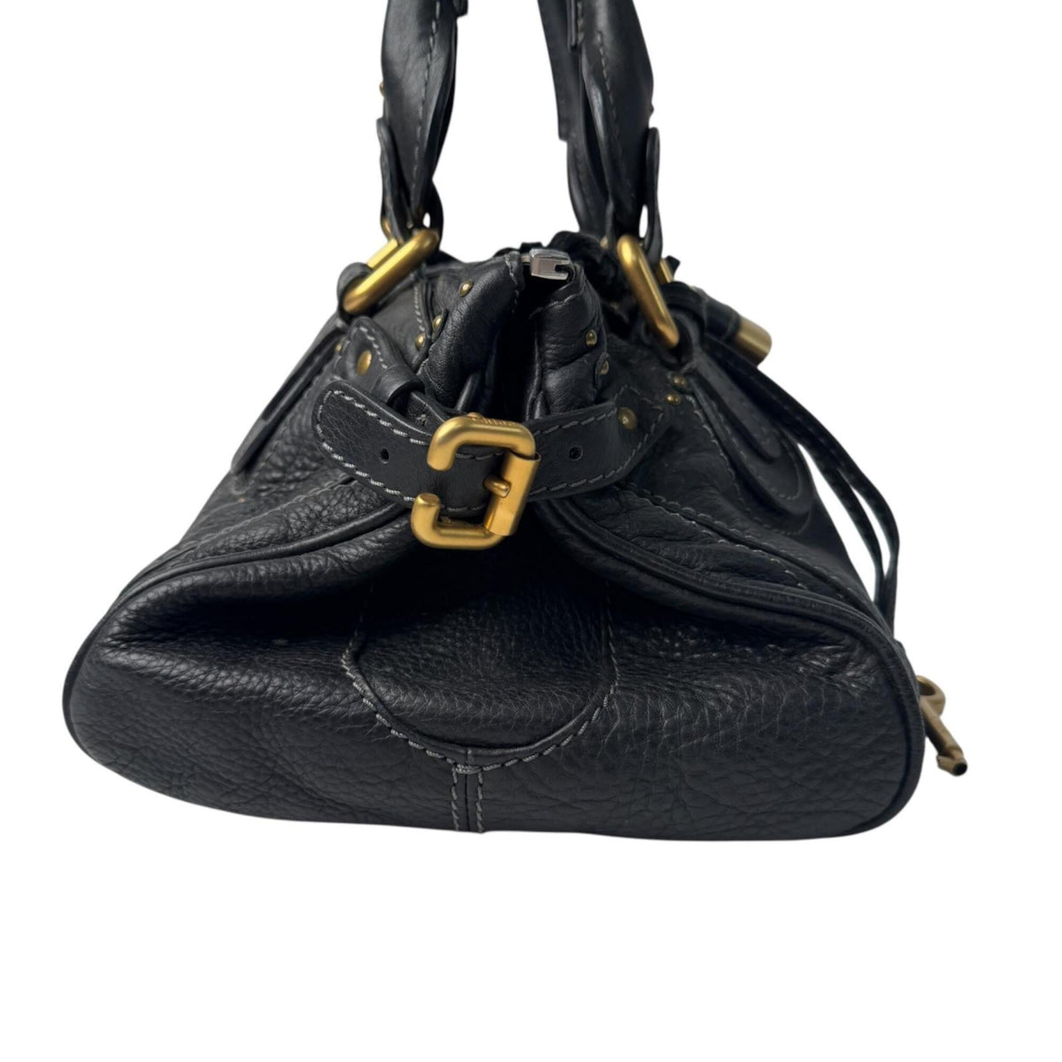 Chloé Black Leather Handbag (Pre-Owned)