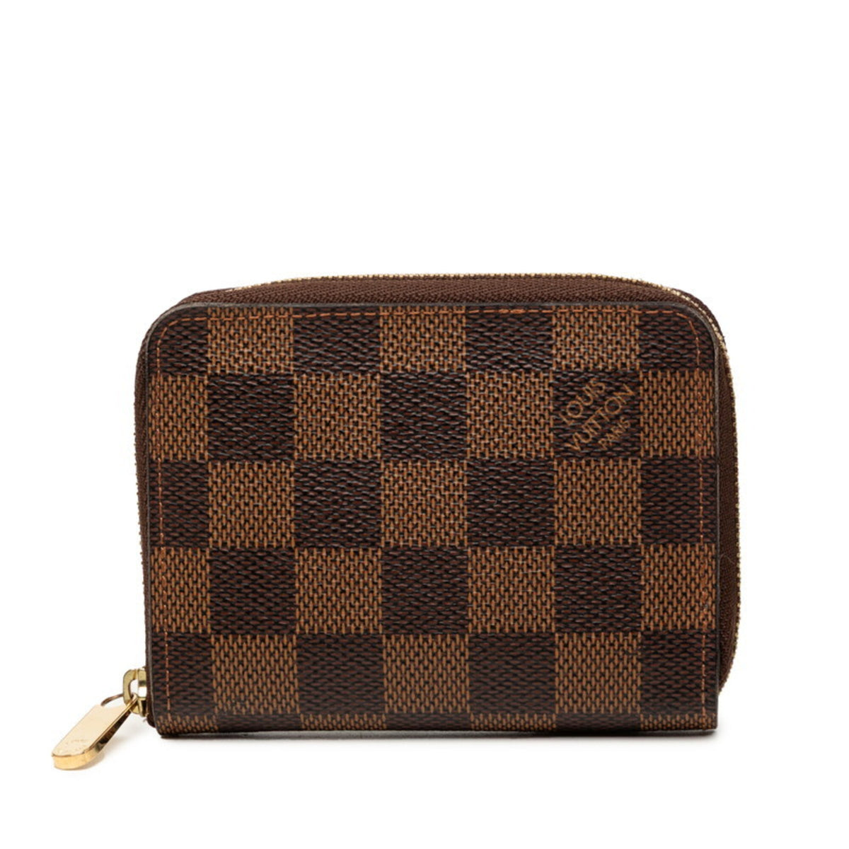 Louis Vuitton Brown Pvc Leather Coin Purse/Coin Case (Pre-Owned)