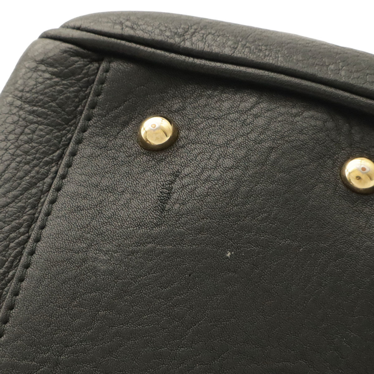 Loewe Black Leather Handbag Tote Bag (Pre-Owned)