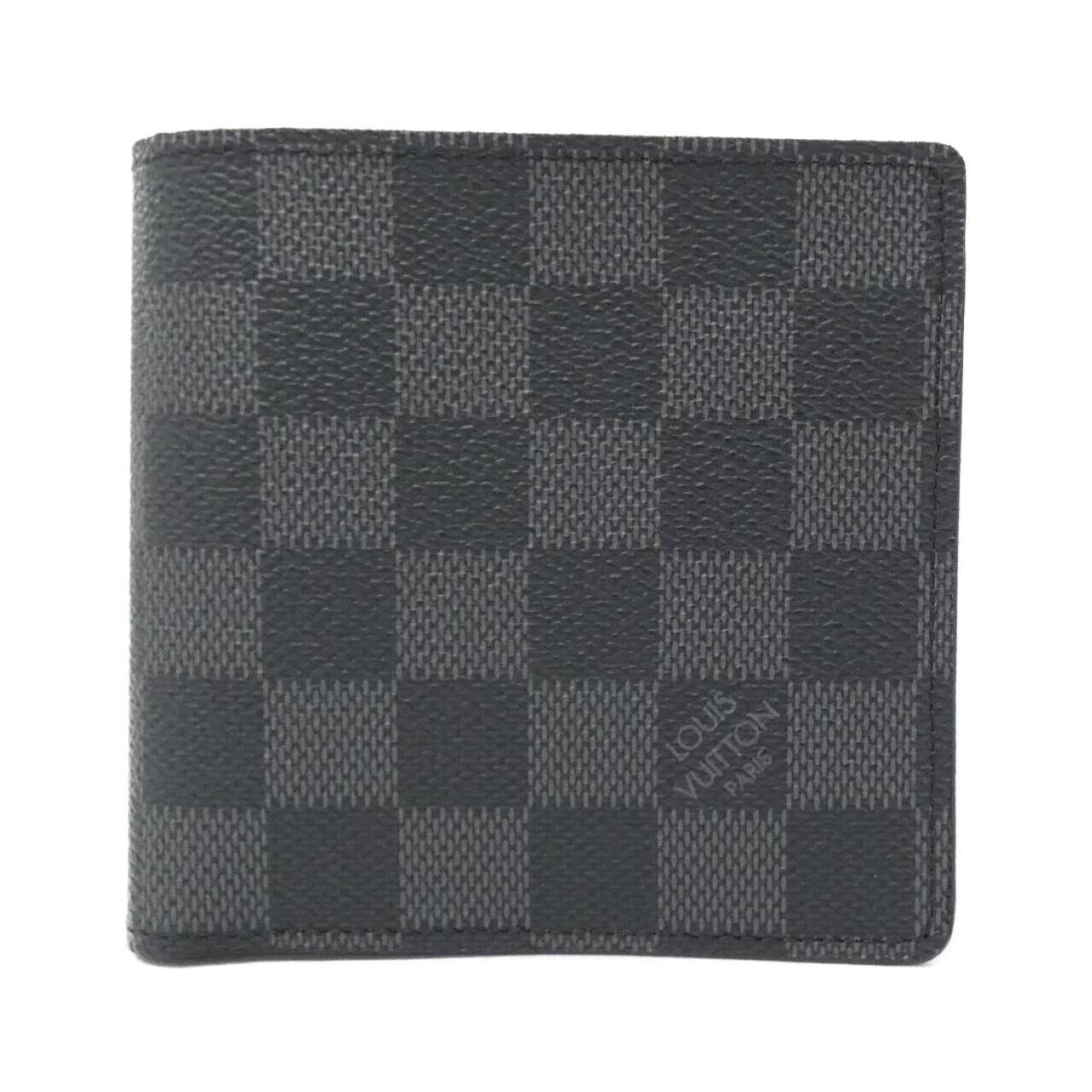 Louis Vuitton Graphite Coated Canvas Wallet (Bi-Fold) (Pre-Owned)