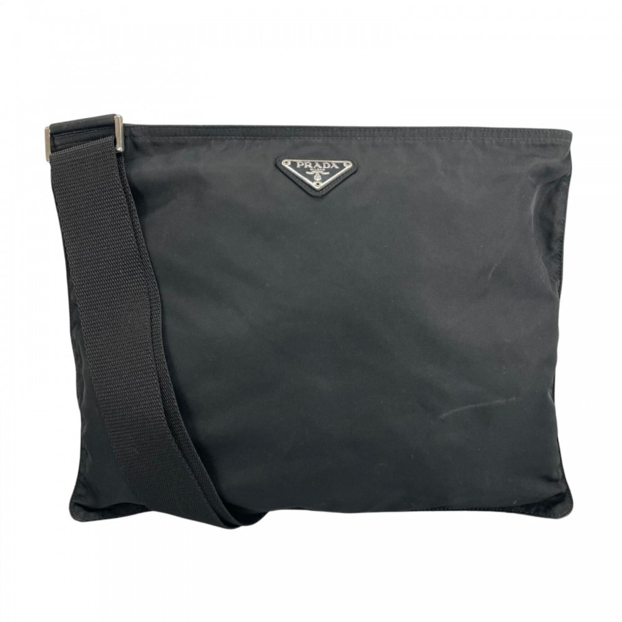 Prada Black Nylon Shoulder Bag (Pre-Owned)