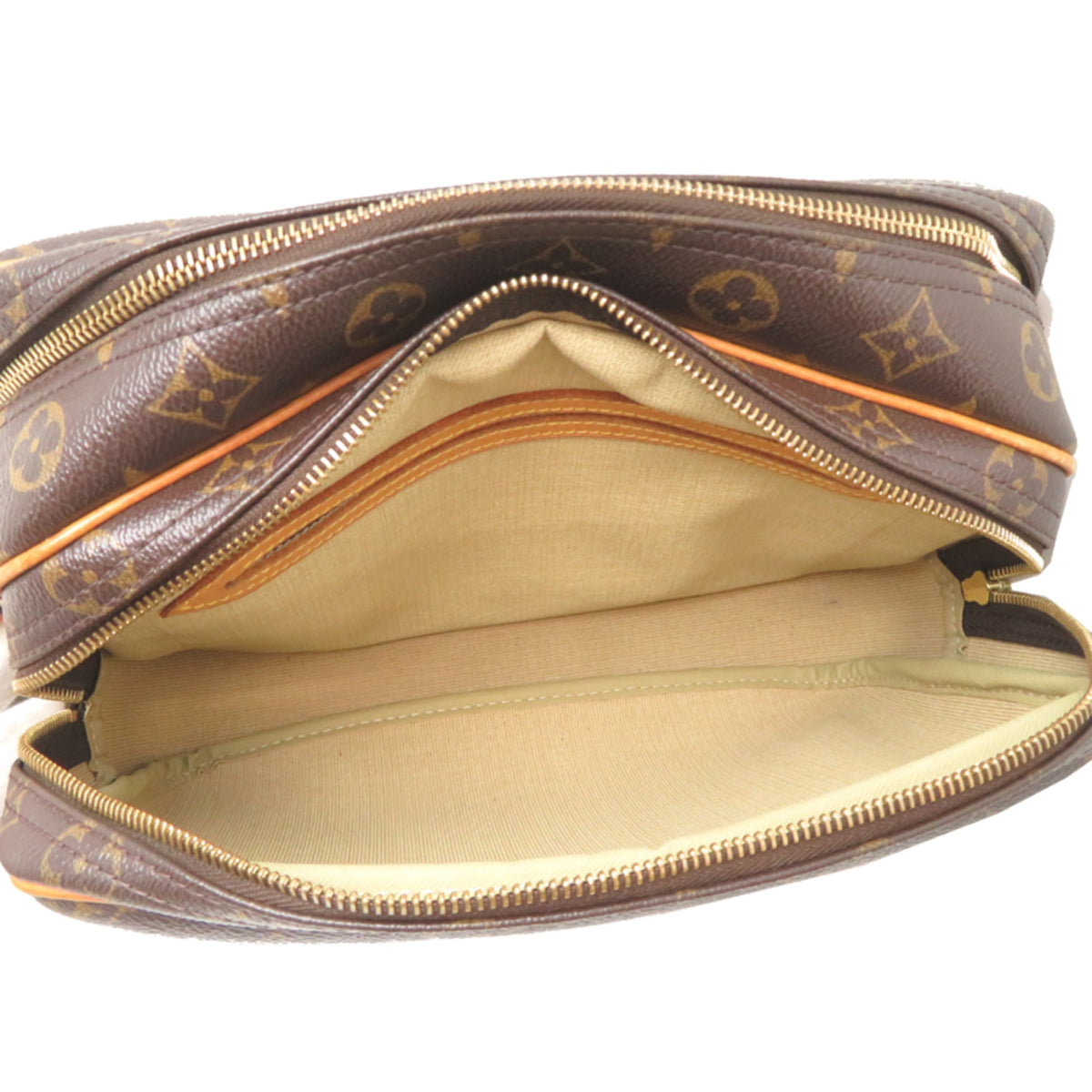 Louis Vuitton Brown Monogram Shoulder Bag (Pre-Owned)