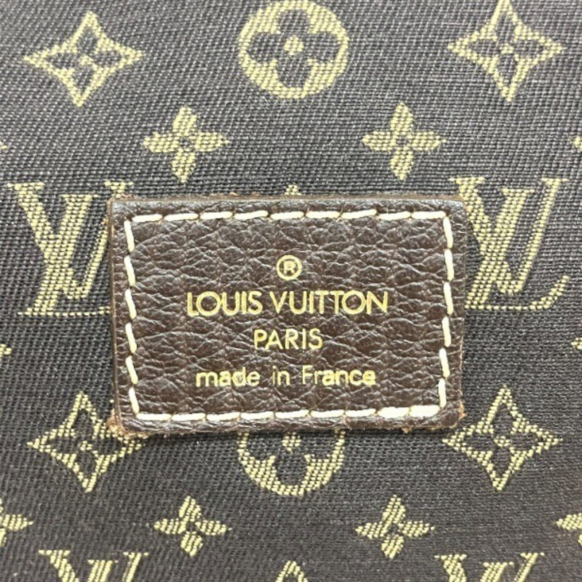 Louis Vuitton Brown Canvas Leather Handbag Shoulder Bag (Pre-Owned)
