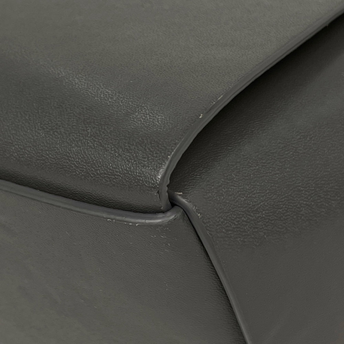 Bottega Veneta Gray Leather Tote Bag (Pre-Owned)