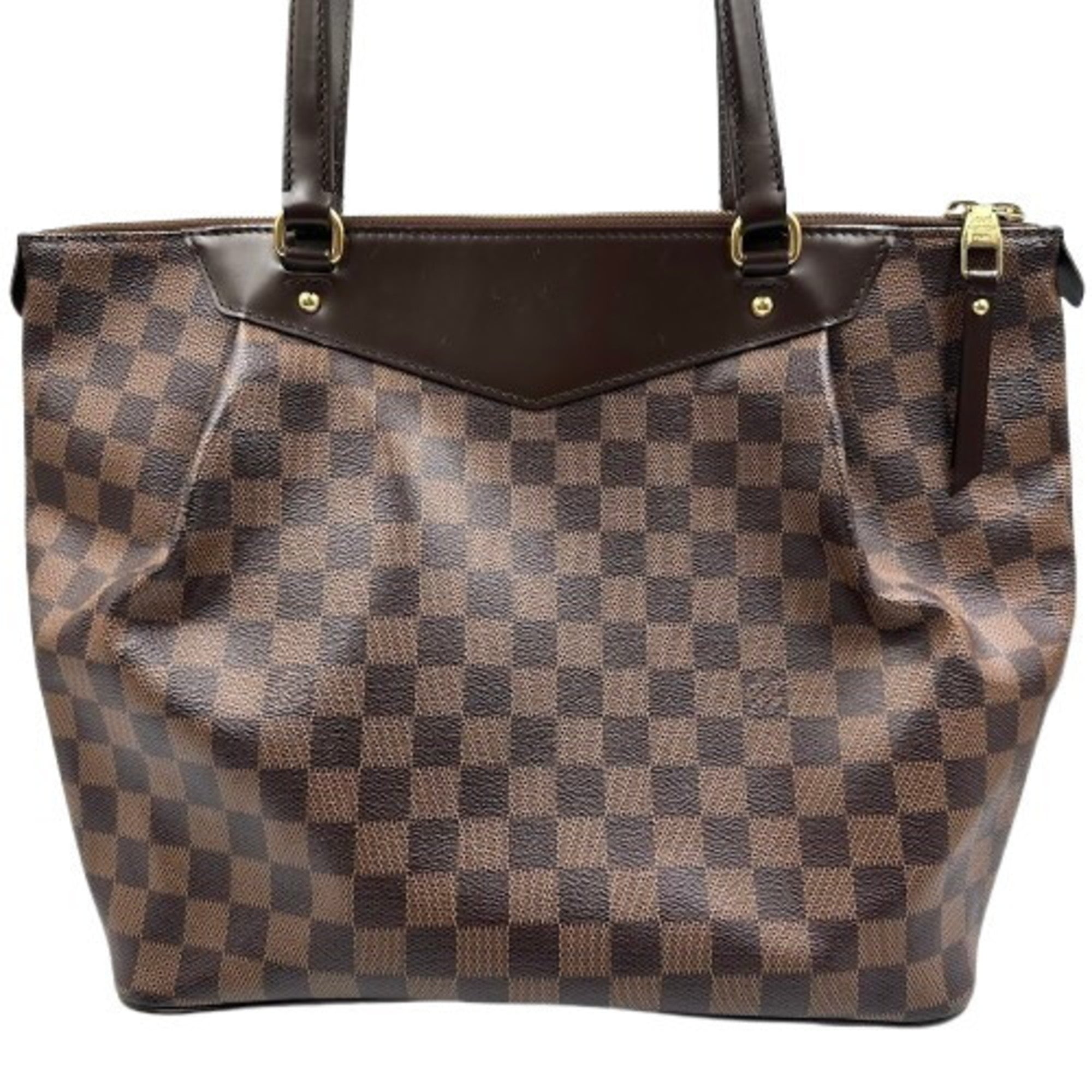 Louis Vuitton Damier Brown Pvc Tote Bag (Pre-Owned)