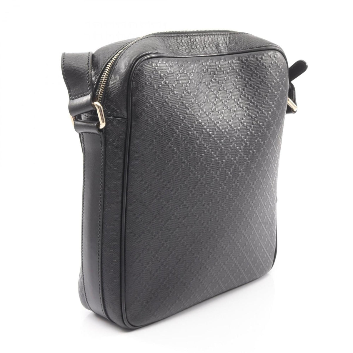 Gucci Black Leather Handbag Shoulder Bag (Pre-Owned)