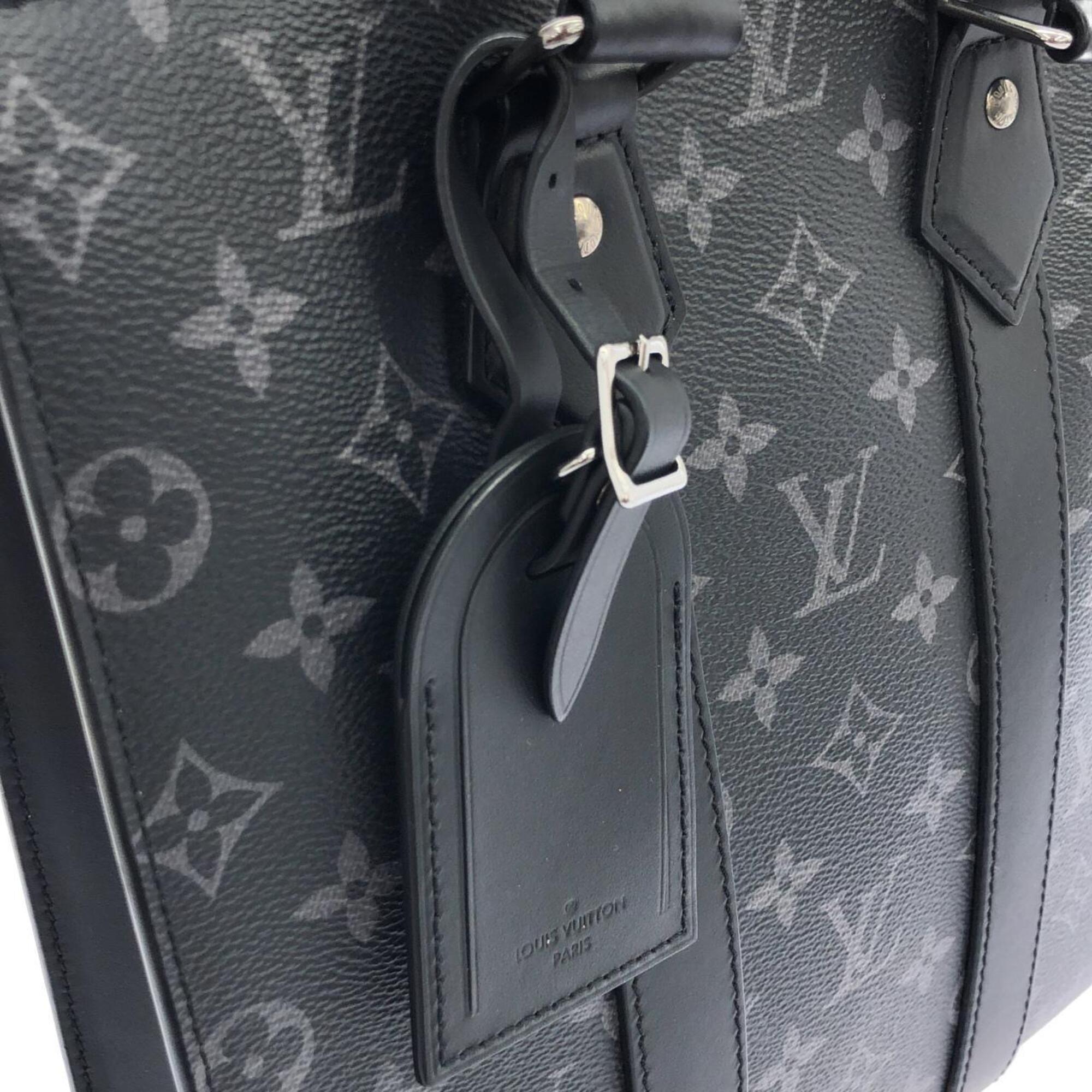 Louis Vuitton Monogram Eclipse Black Coated Canvas Handbag (Pre-Owned)