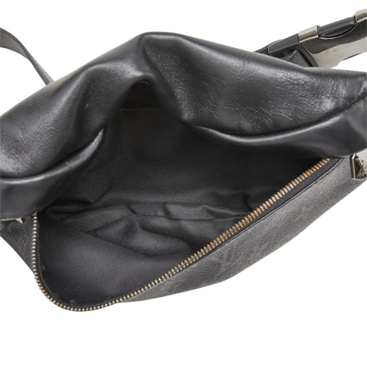 Louis Vuitton Black Pvc Leather Sling Bag (Pre-Owned)