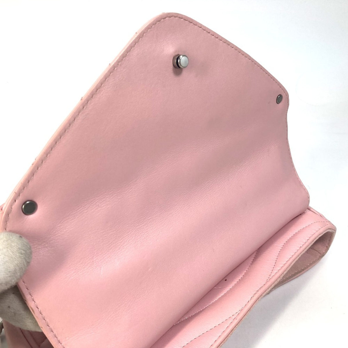 Louis Vuitton Pink Leather Handbag Shoulder Bag (Pre-Owned)