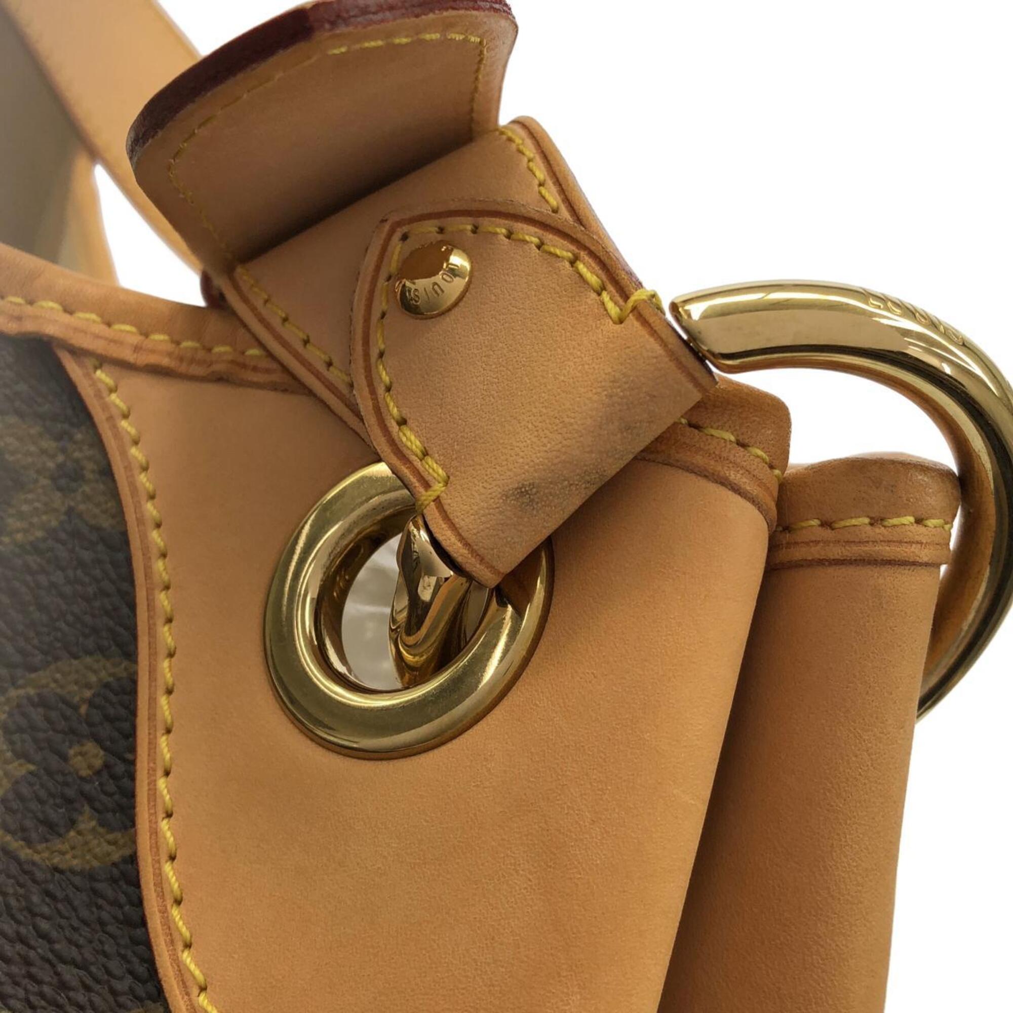 Louis Vuitton Monogram Marron Coated Canvas Shoulder Bag (Pre-Owned)