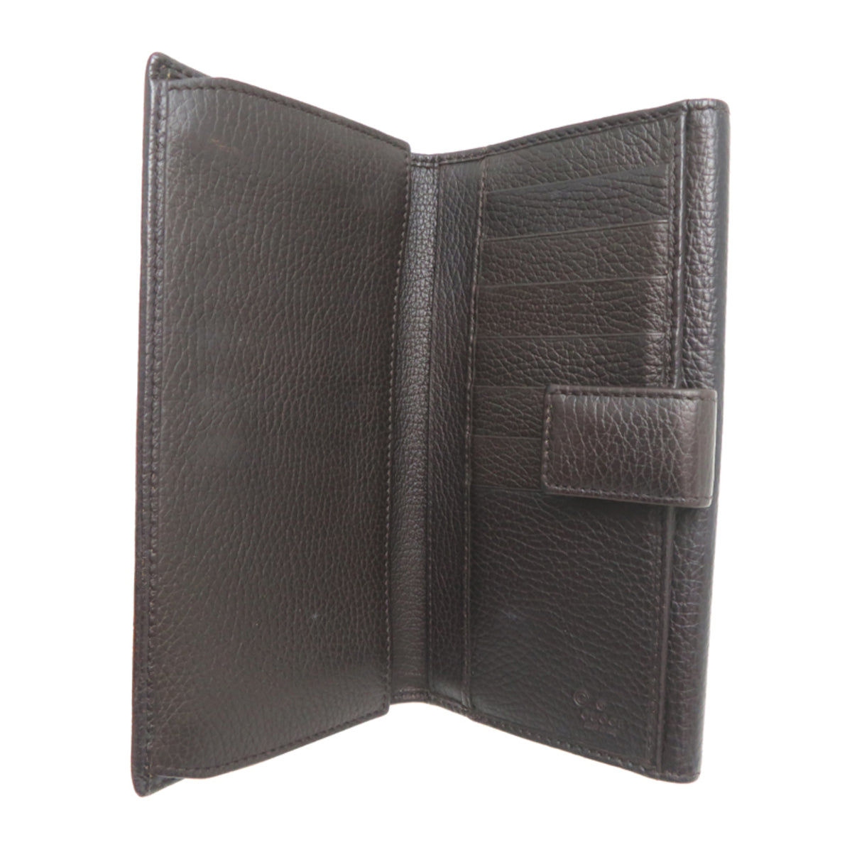 Gucci Black Leather Long Wallet (Bi-Fold) (Pre-Owned)