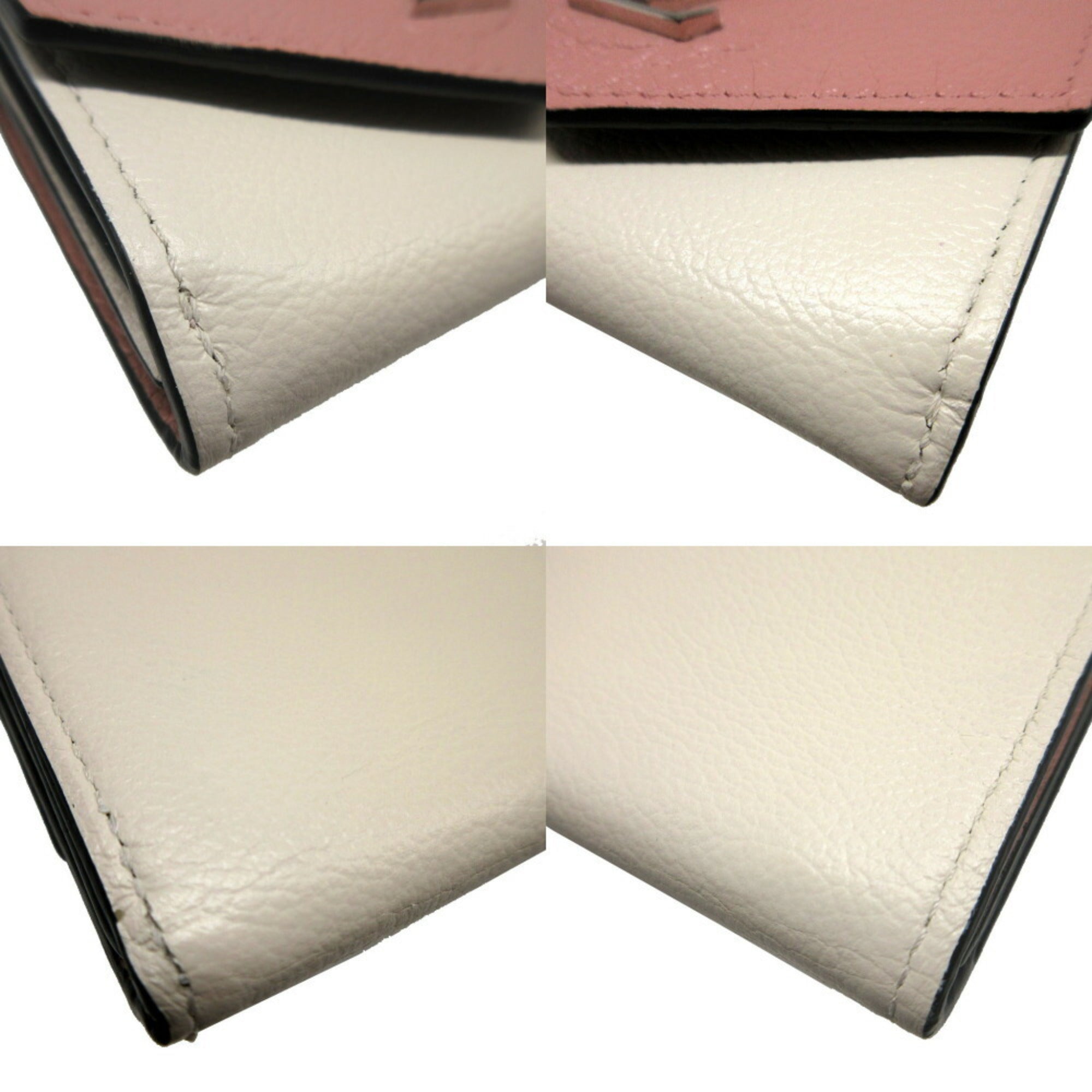 Louis Vuitton Pink Leather Wallet (Tri-Fold) (Pre-Owned)