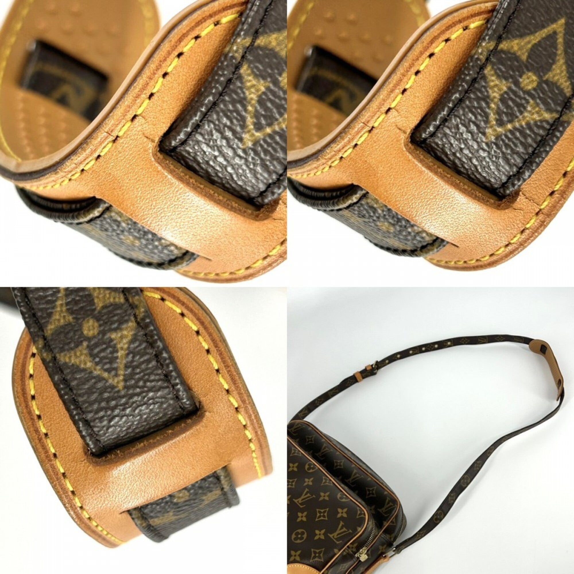 Louis Vuitton Brown Monogram Canvas Shoulder Bag (Pre-Owned)