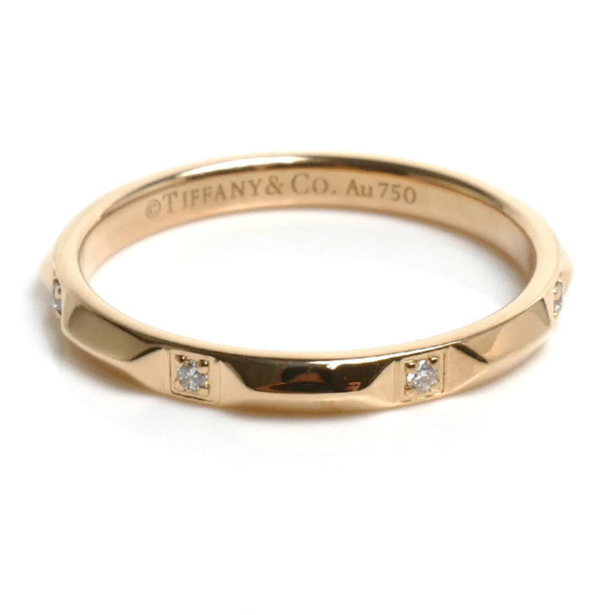 Tiffany Pink Gold (18K) Band Ring (Pre-Owned)