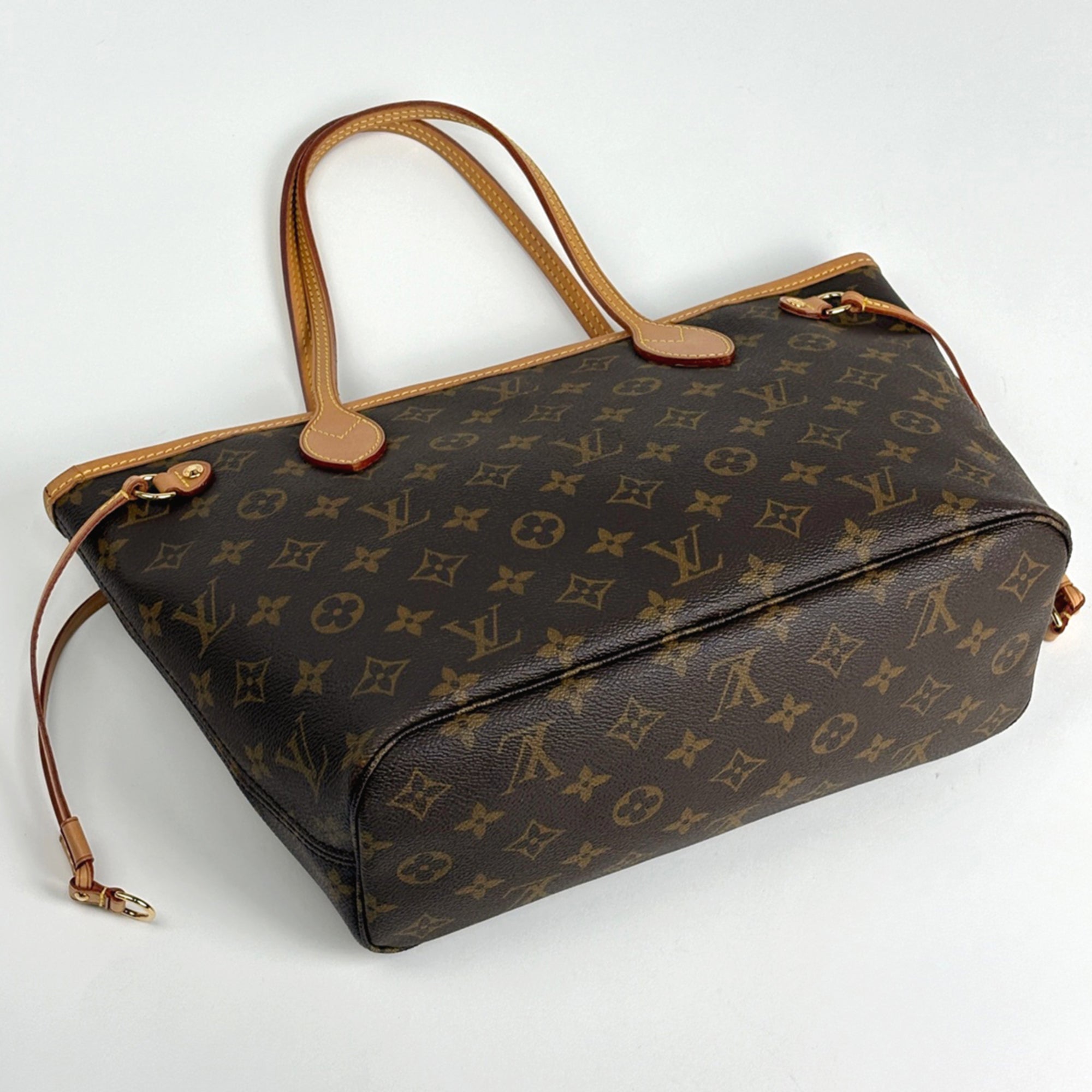 Louis Vuitton Brown Monogram Handbag Tote Bag (Pre-Owned)