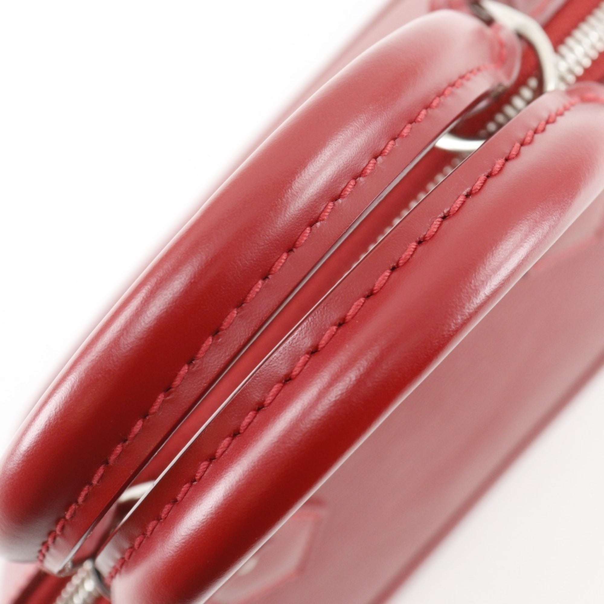 Louis Vuitton Red Color Epi Leather Handbag (Pre-Owned)