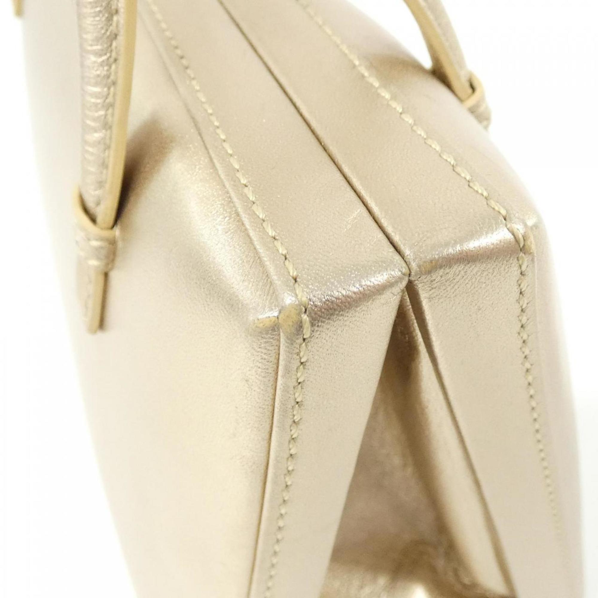Loewe Gold Leather Handbag (Pre-Owned)