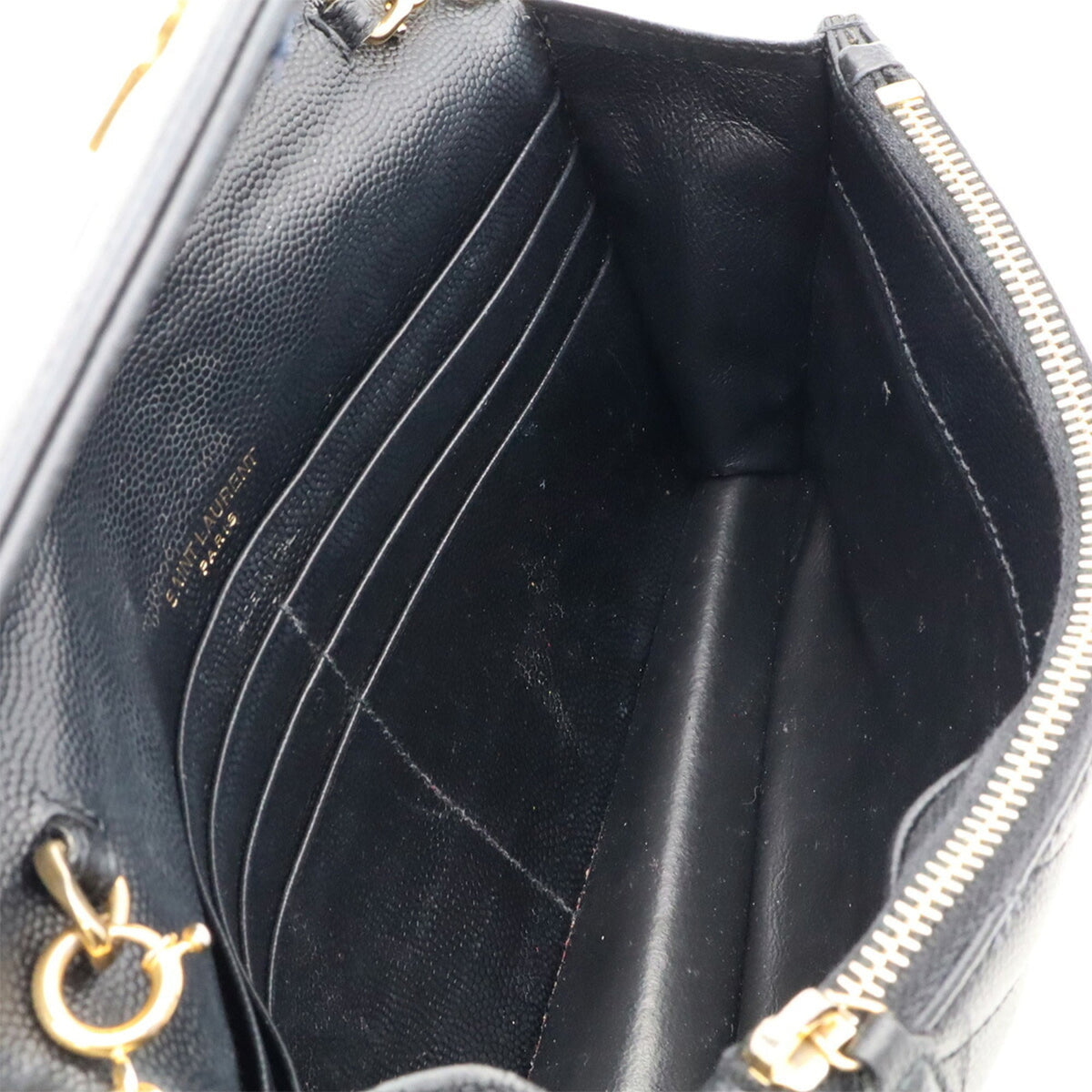 Yves Saint Laurent Black Leather Shoulder Bag (Pre-Owned)