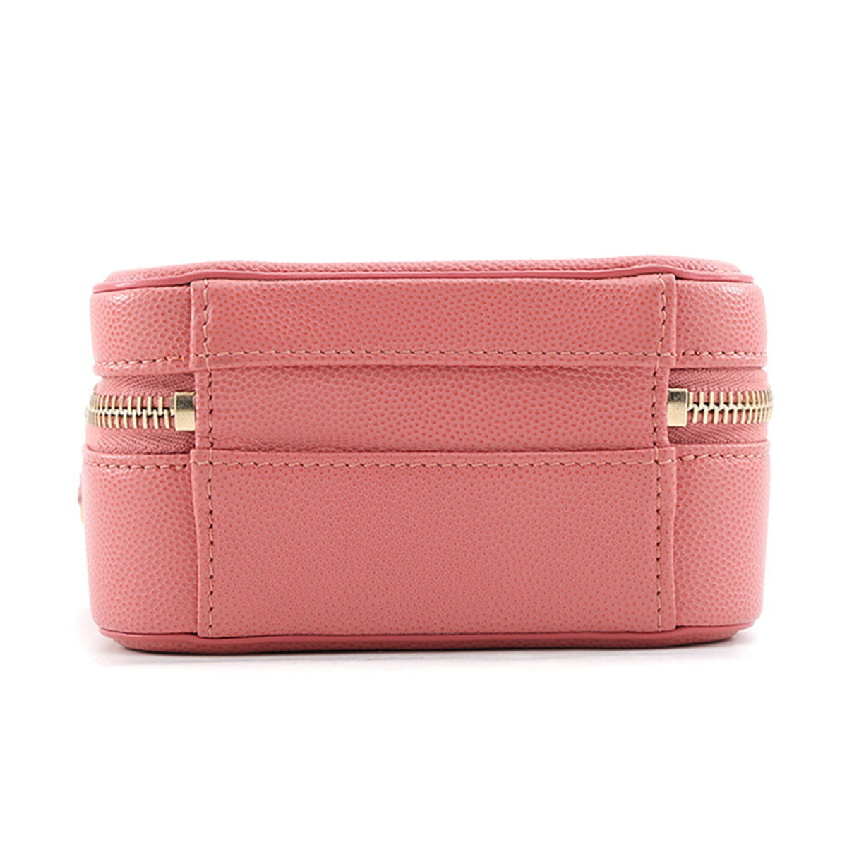Chanel Pink Grained Calfskin Handbag Shoulder Bag Vanity Bag (Pre-Owned)