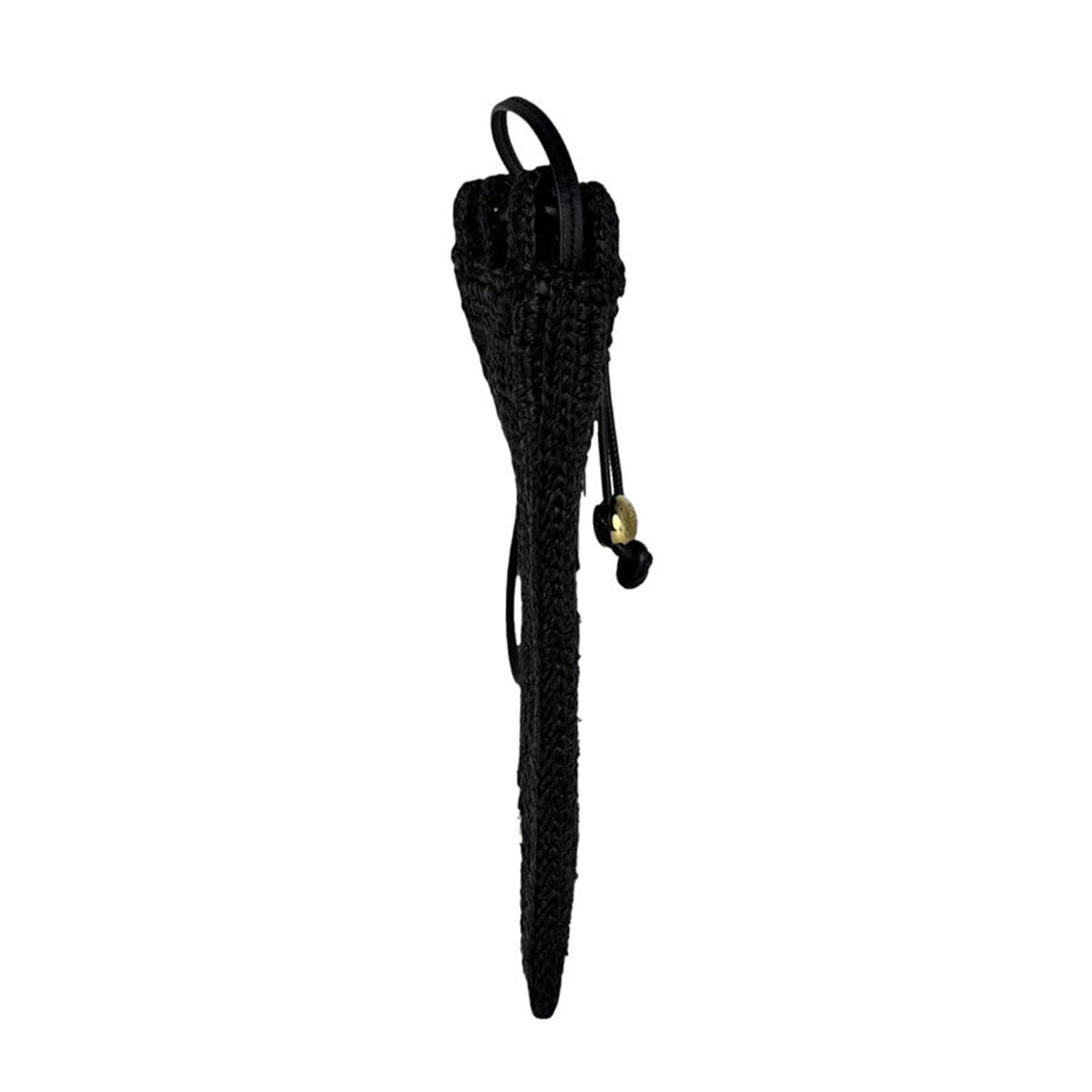 Loewe Black Raffia Shoulder Bag (Pre-Owned)