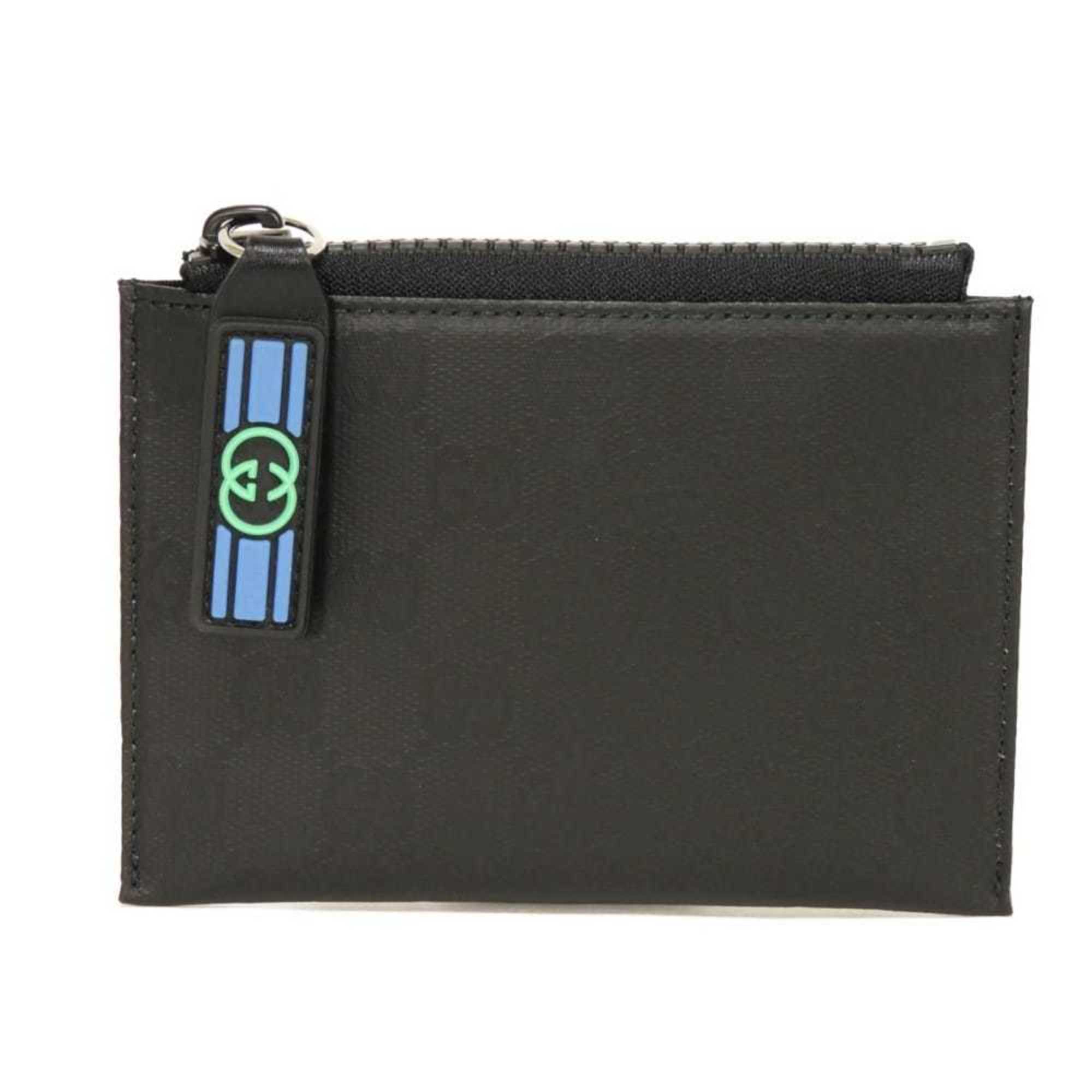 Gucci Black Gg Canvas Coin Purse/Coin Case (Pre-Owned)
