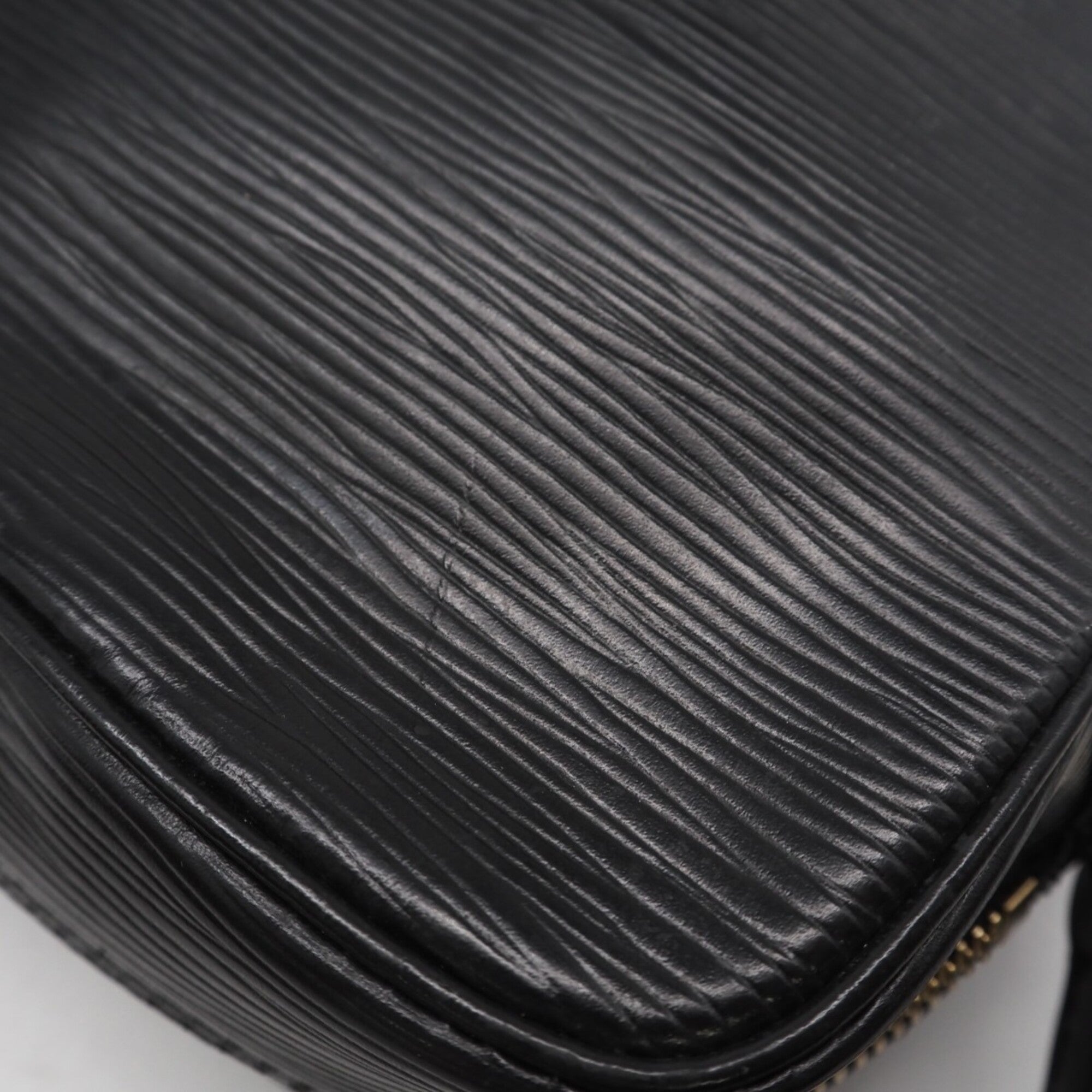 Louis Vuitton Black Noir Leather Shoulder Bag (Pre-Owned)
