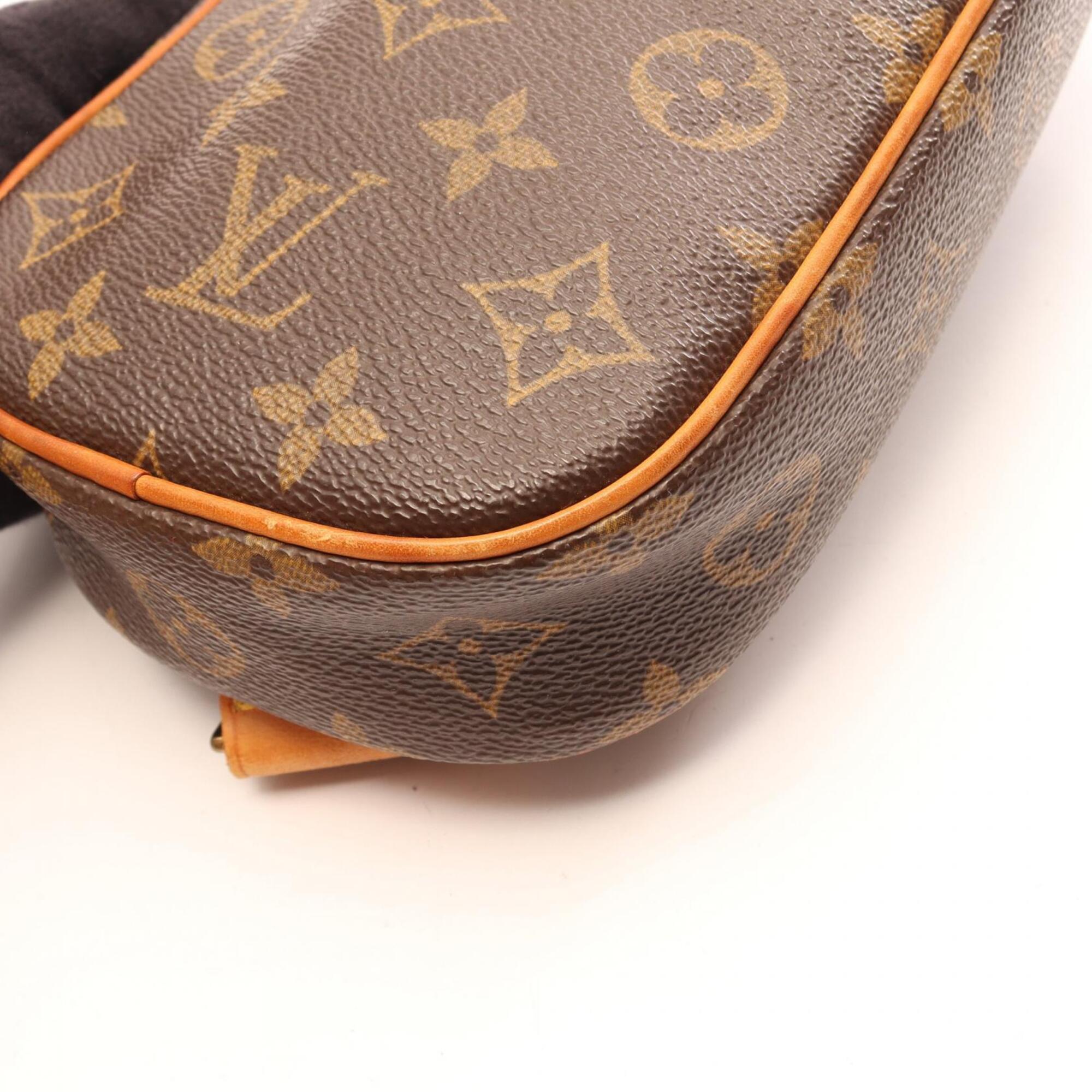 Louis Vuitton Brown Pvc Leather Fanny Pack Handbag (Pre-Owned)