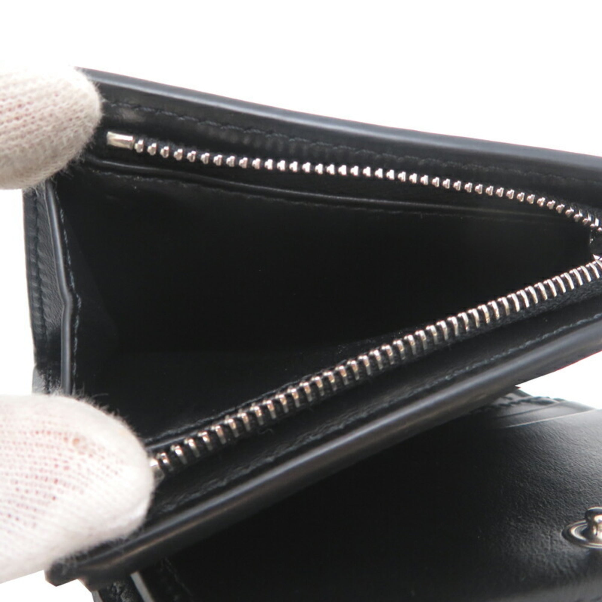 Celine Black Leather Wallet (Bi-Fold) (Pre-Owned)